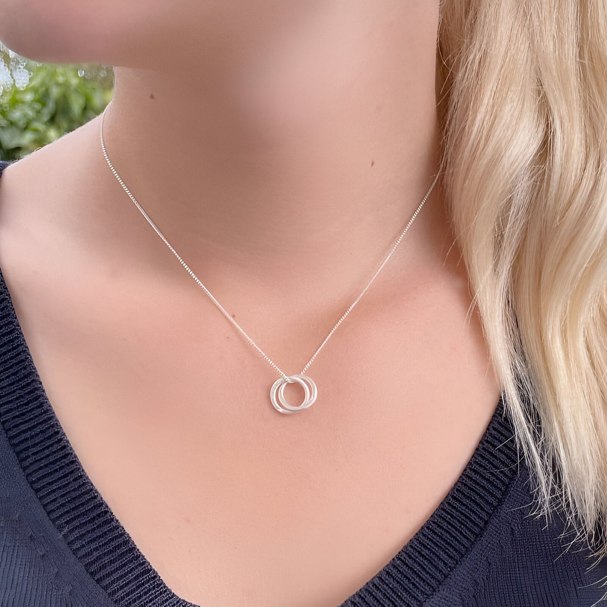 Susi Cala Kette Twin S Pendant, Silber