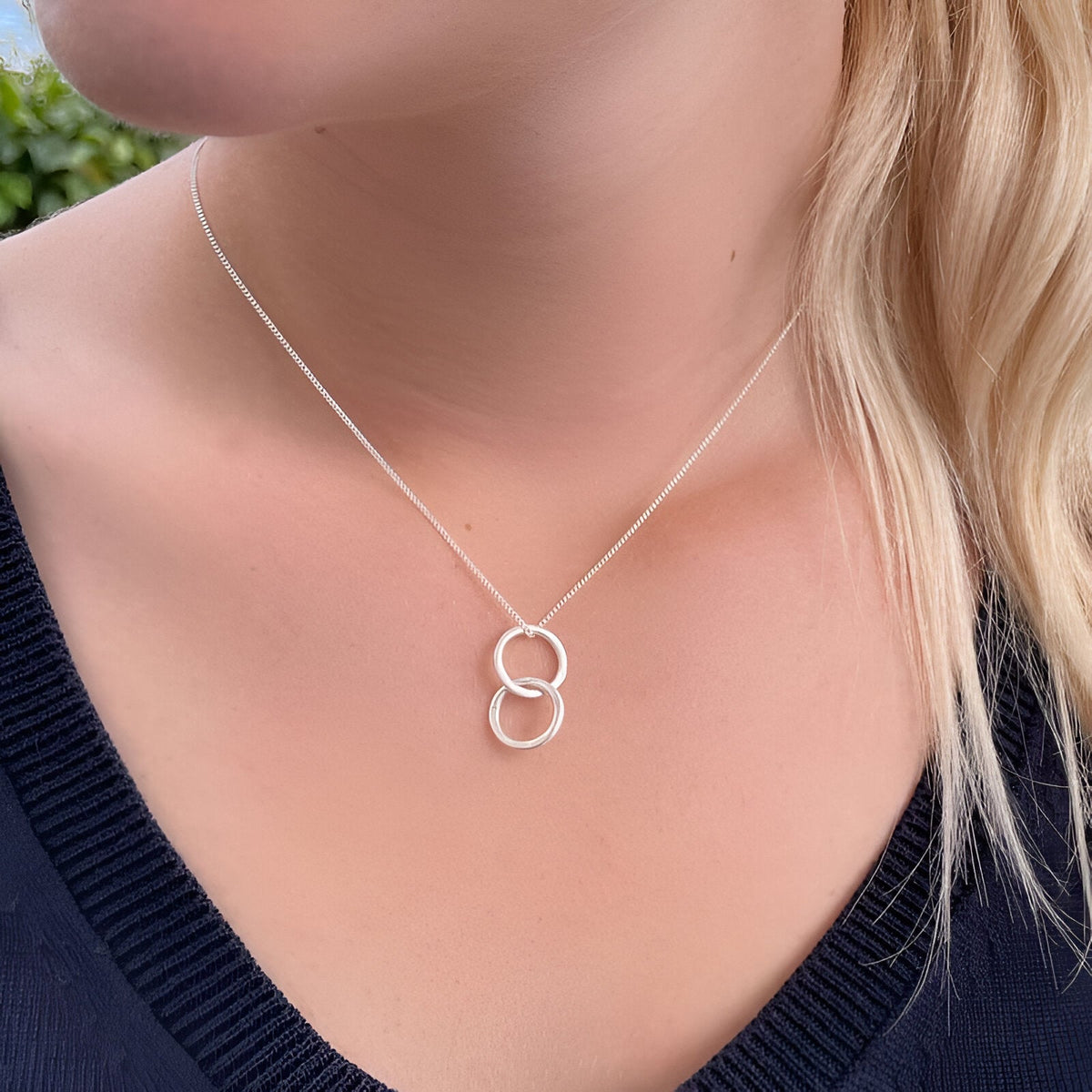 Susi Cala Kette Twin S Pendant, Silber