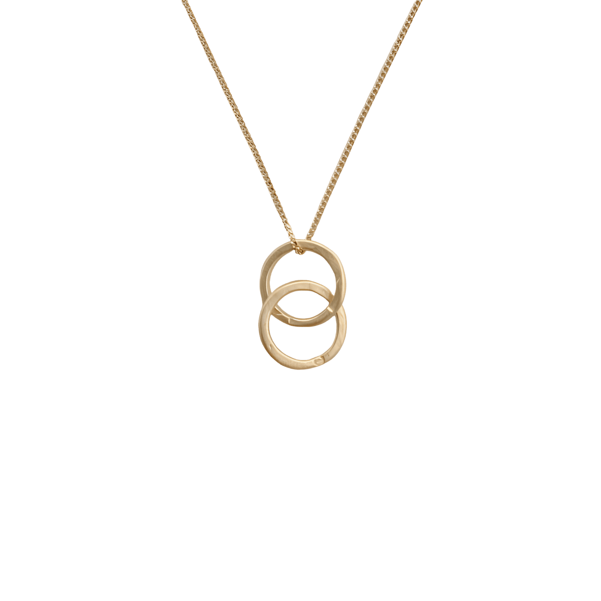 Susi Cala Kette Twin S Pendant, vergoldet
