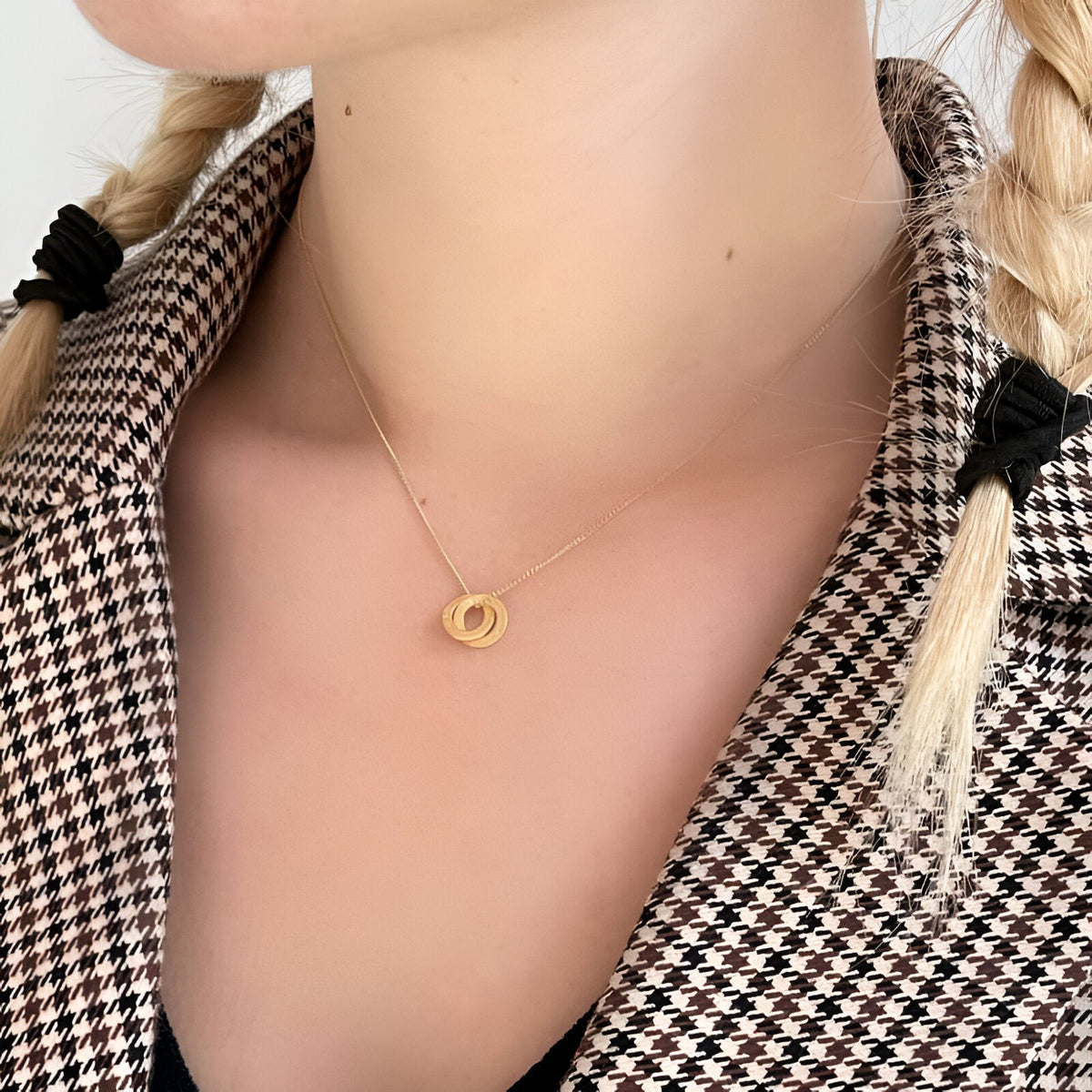 Susi Cala Kette Twin XS Pendant, Silber