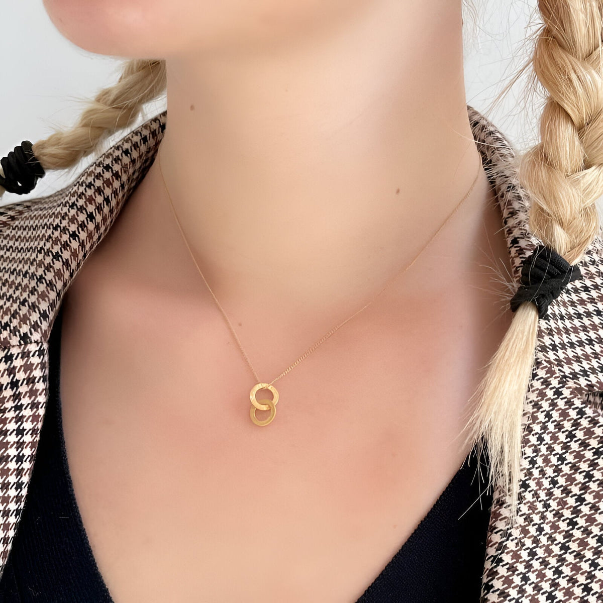 Susi Cala Kette Twin XS Pendant, Silber