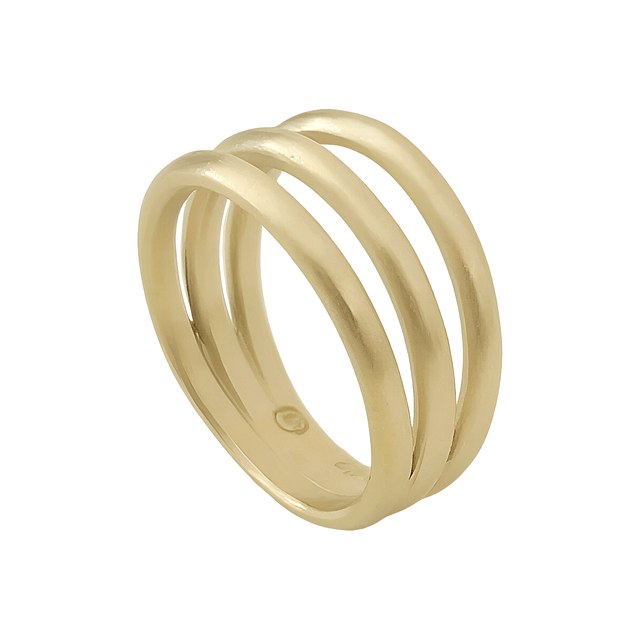 Susi Cala Ring London Triple, vergoldet