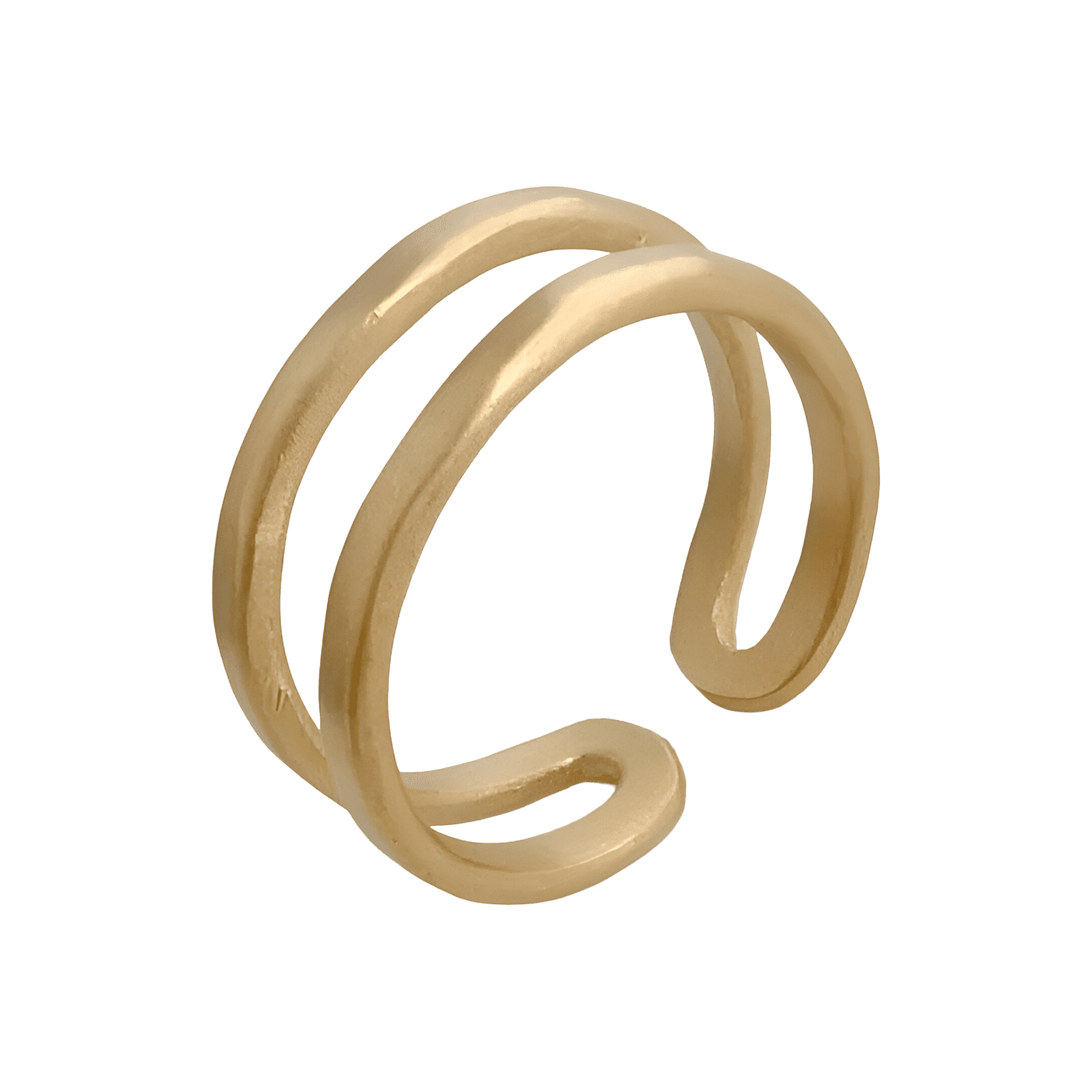 Susi Cala Ring Rock & Soul, vergoldet