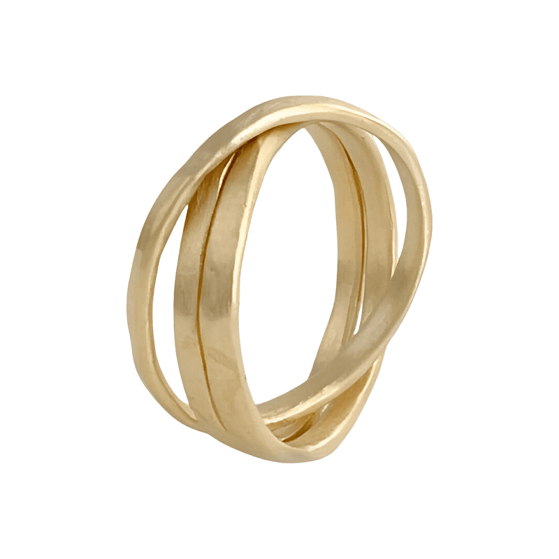 Susi Cala Ring Sophie 3Twin, vergoldet