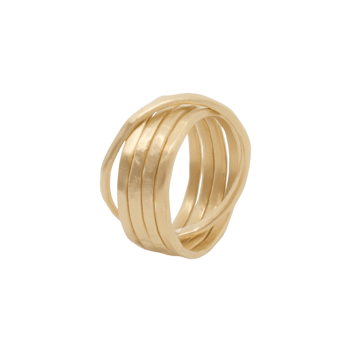 Susi Cala Ring Sophie 5Twin, vergoldet