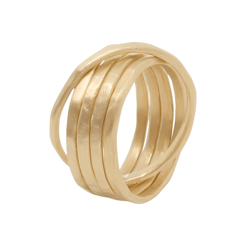 Susi Cala Ring Sophie 5Twin, vergoldet