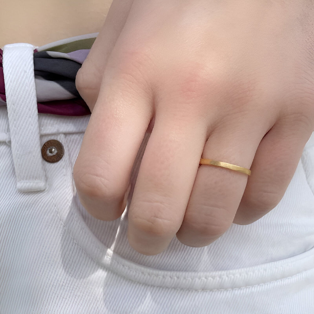Susi Cala Ring Sophie Simple, vergoldet