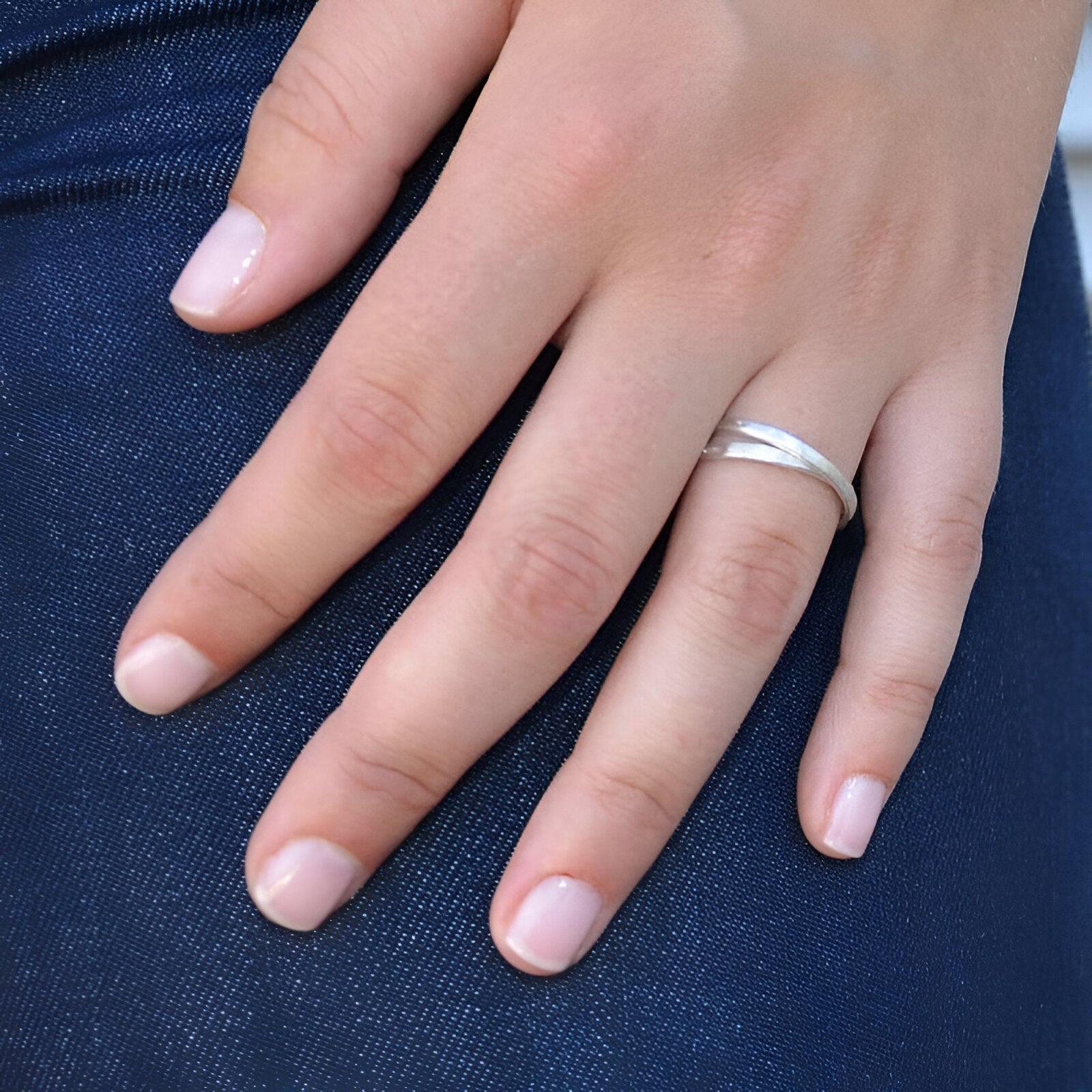 Susi Cala Ring Sophie Twin, Silber