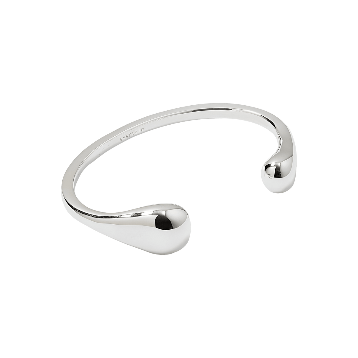 Syster P Armreif Bolded Drops, versilbert S/M