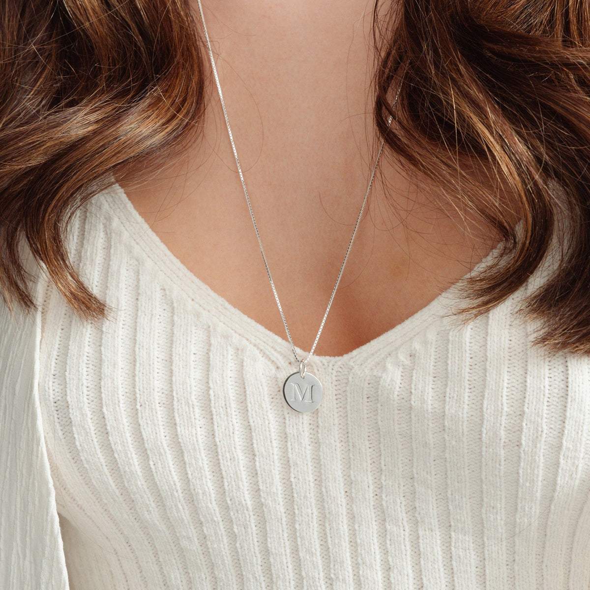 Syster P Kette Beloved Long Box, Silber