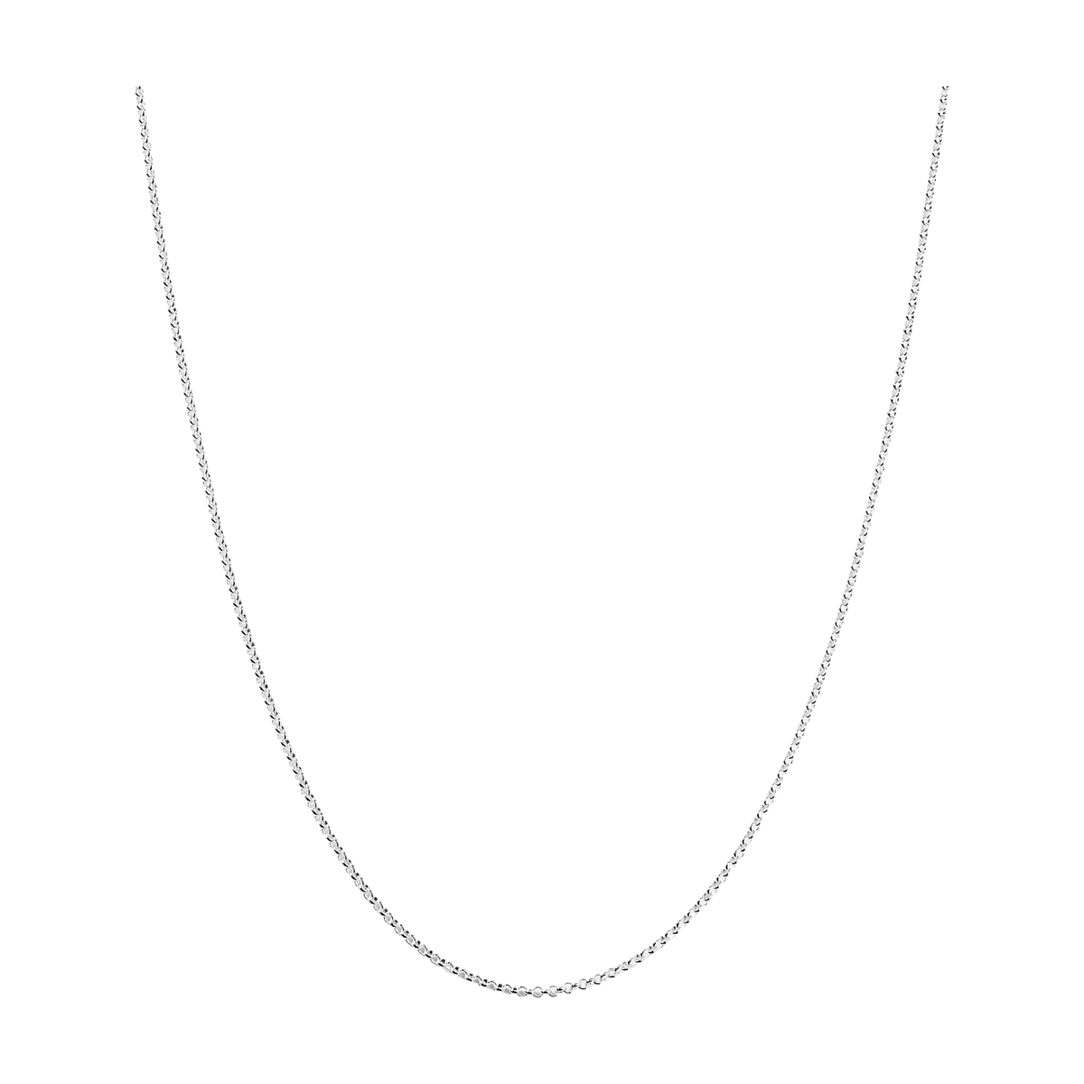 Syster P Kette Beloved Medium Rolo, Silber