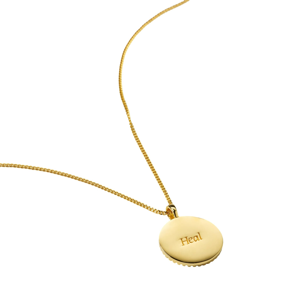 Syster P Kette Lucky Coin Heal, vergoldet