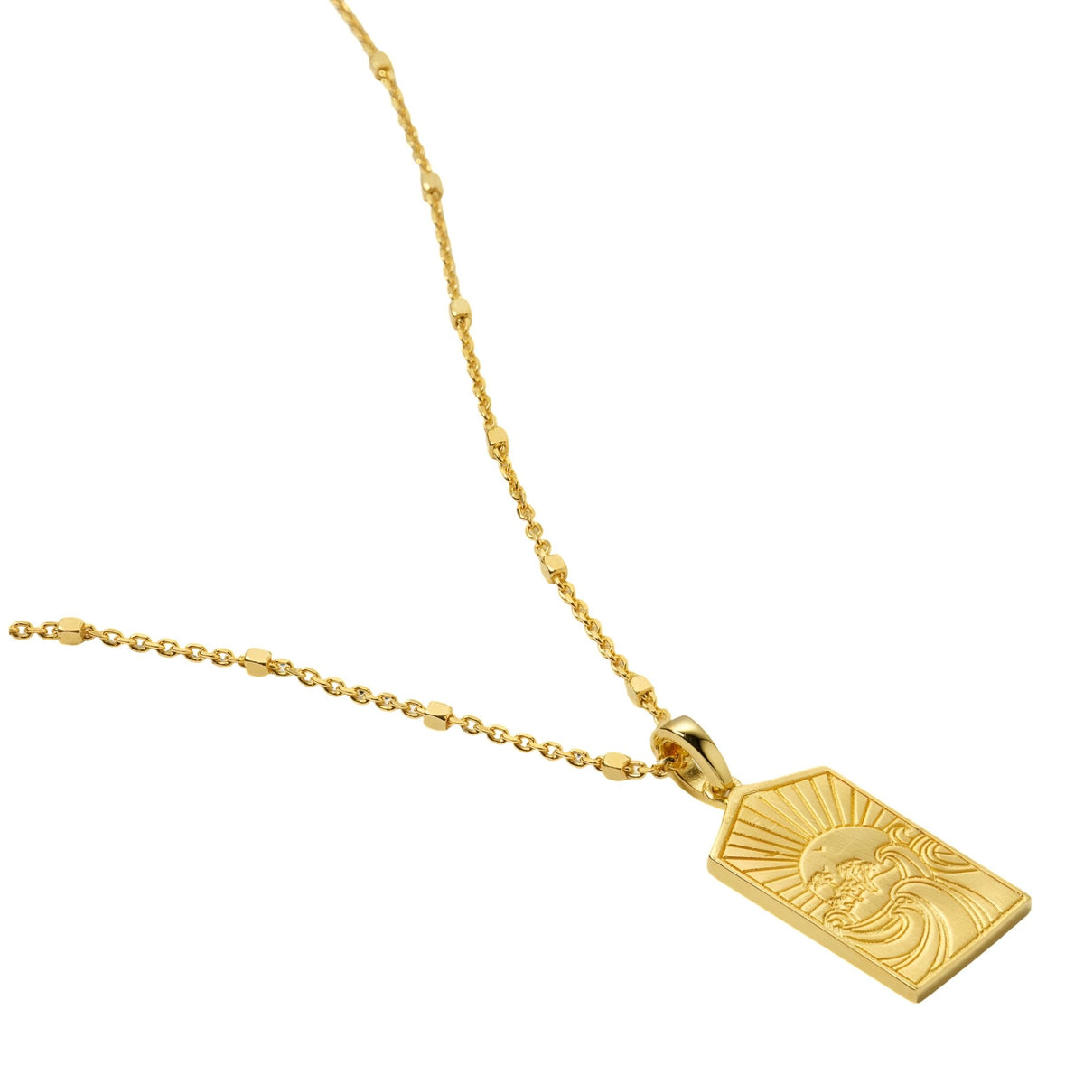 Syster P Kette Lucky Coin Keep Dreaming, vergoldet