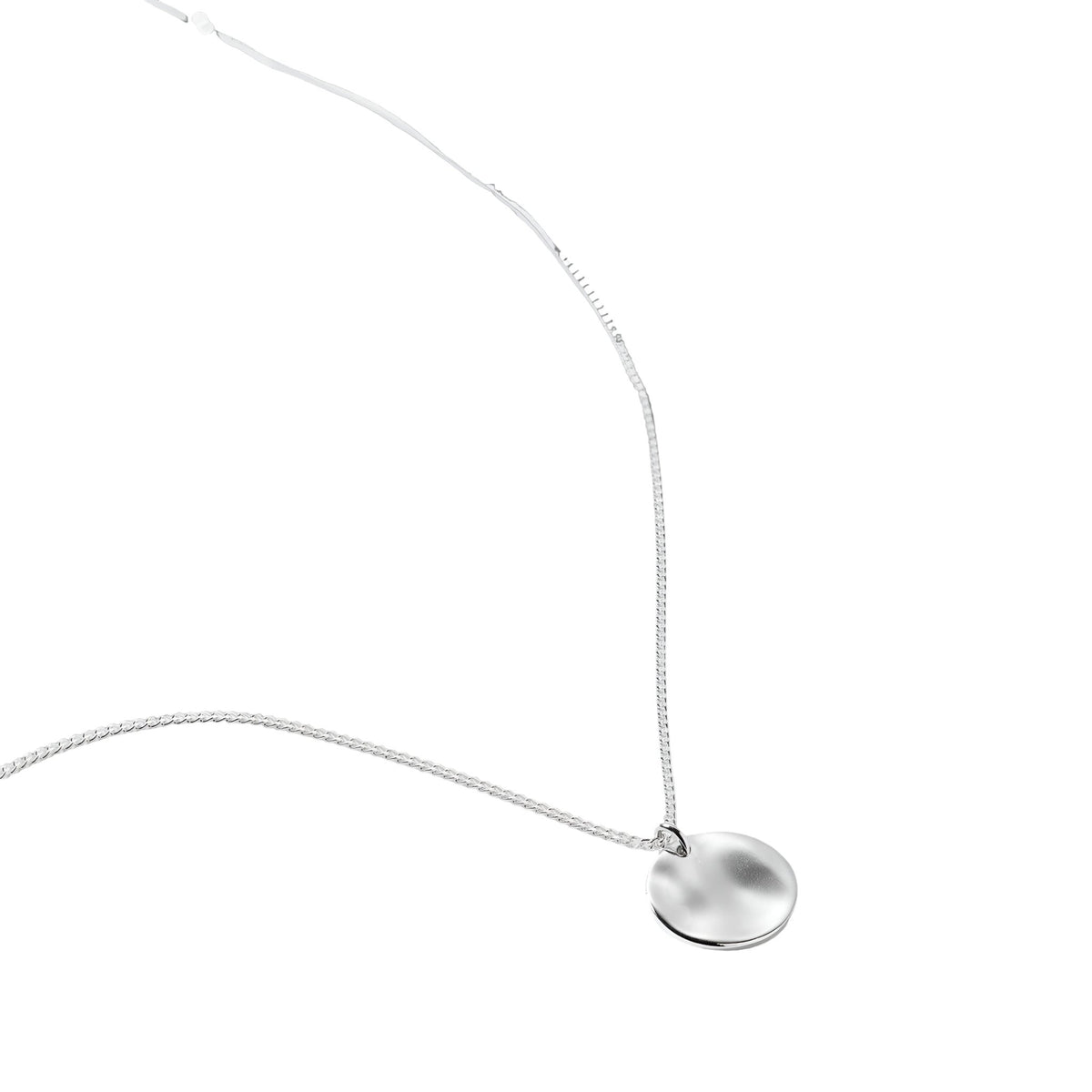 Syster P Kette Minimalistica Hammered, Silber