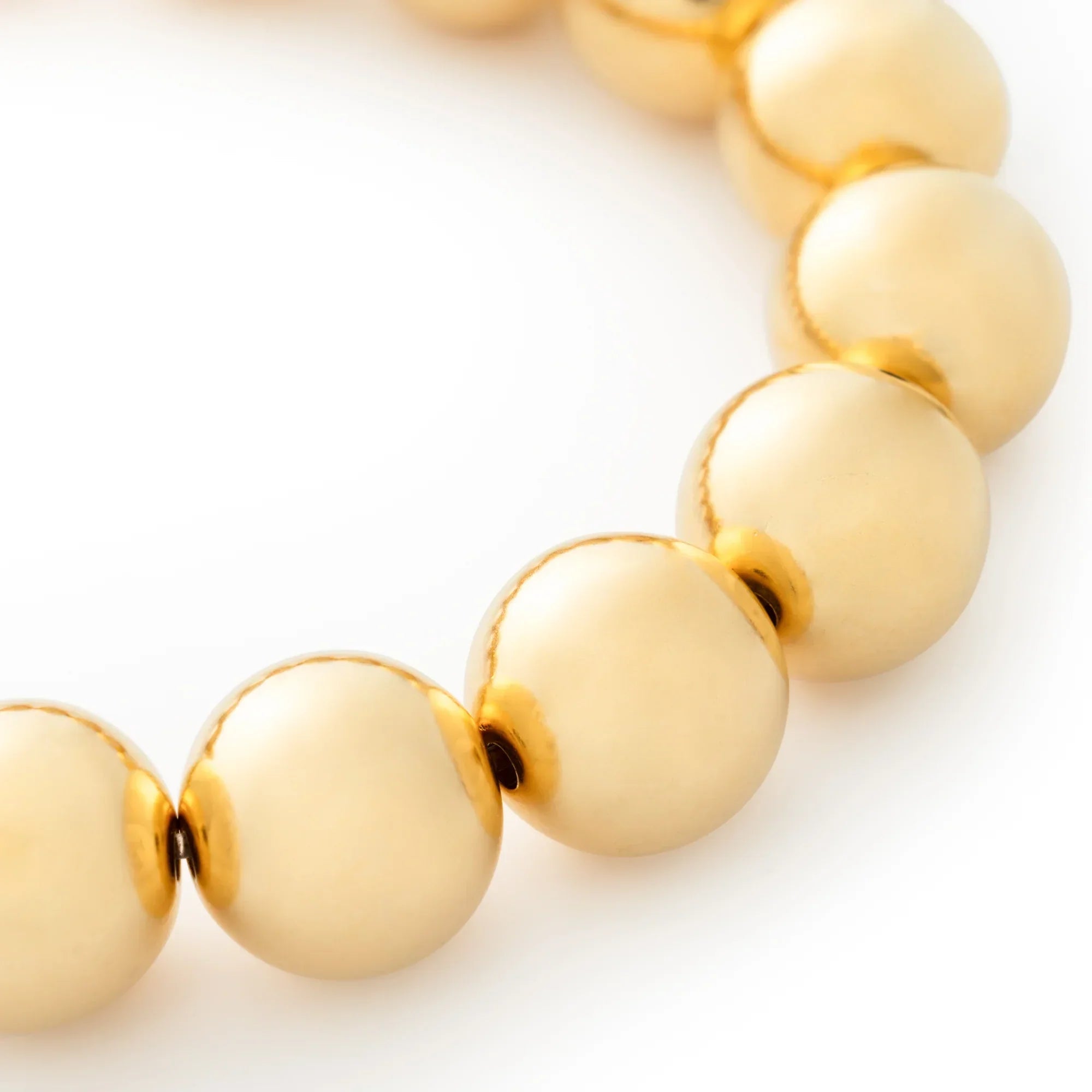 Vanessa Baroni Armband Mini Beads Flex, gold, vergoldet