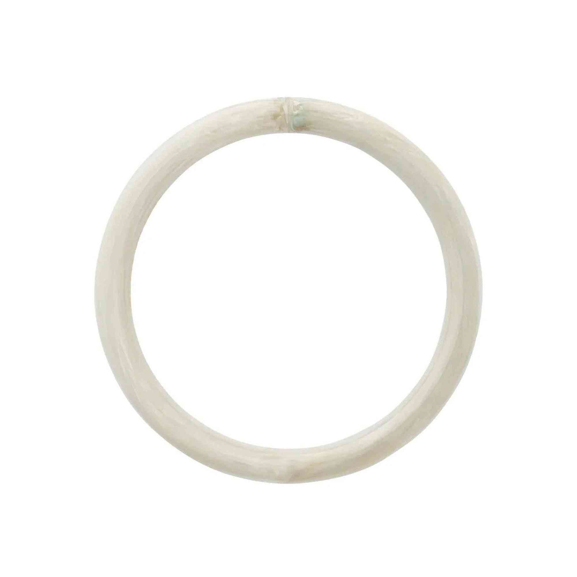 Vanessa Baroni Armreif Aurora Bangle, snow green marble