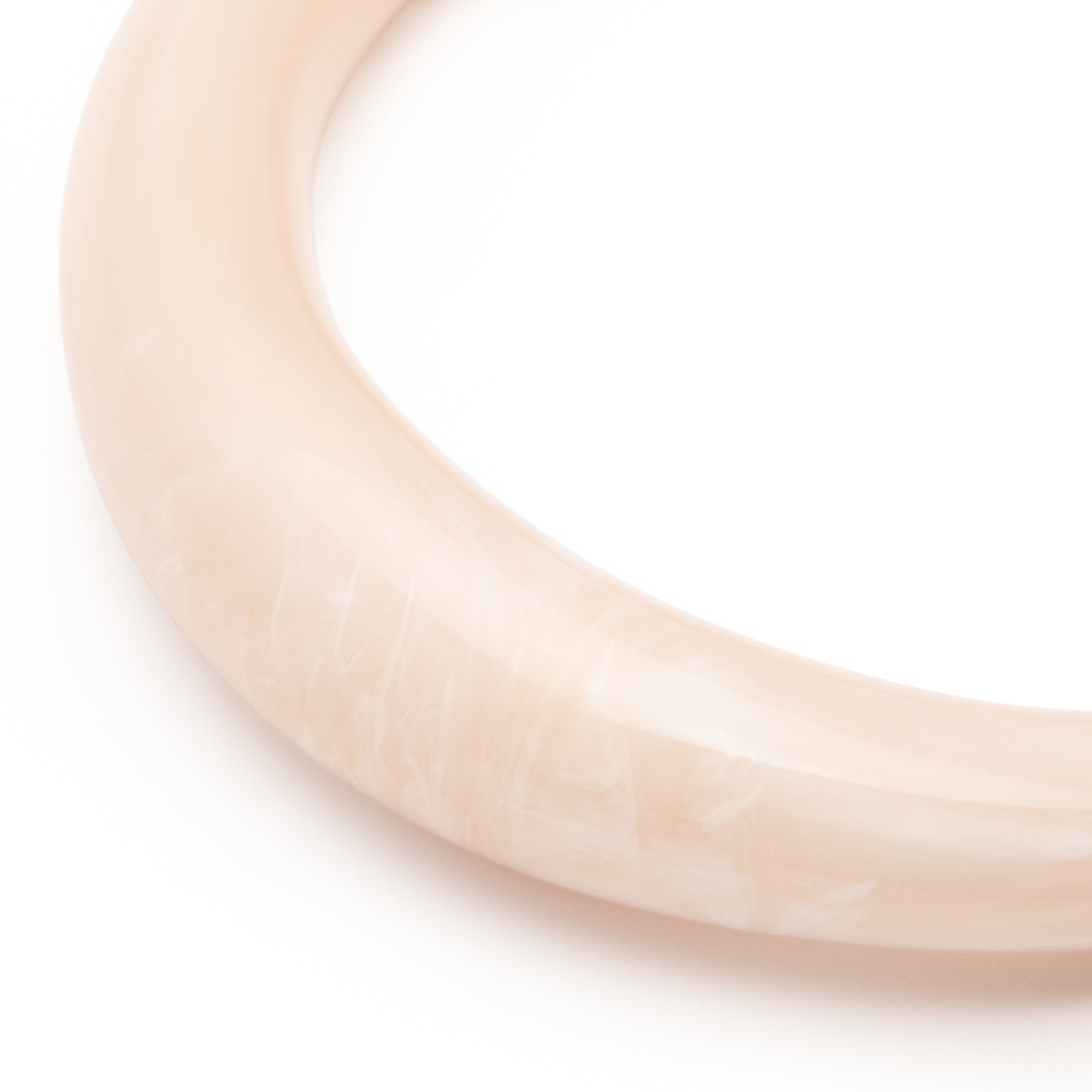 Vanessa Baroni Armreif Big Loop, latte marble