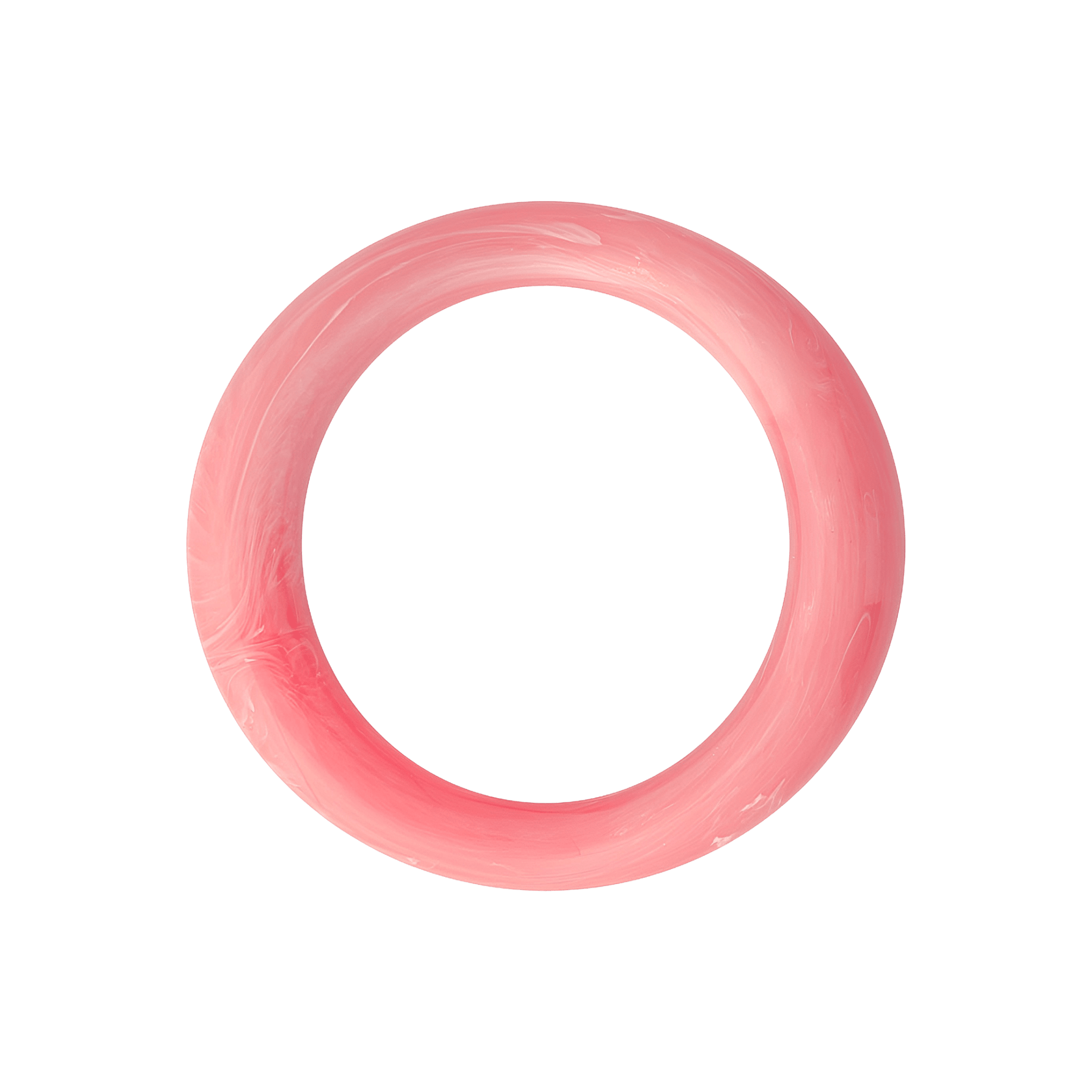 Vanessa Baroni Armreif Big Loop, watermelon marble