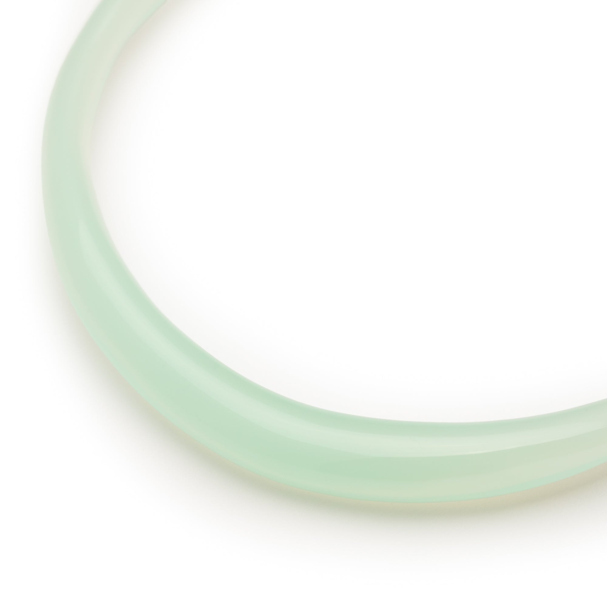 Vanessa Baroni Armreif Thin Loop, opaline mint