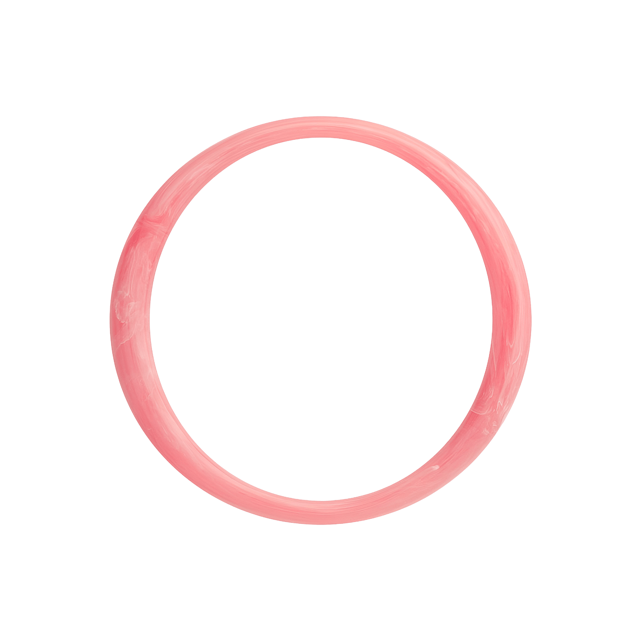 Vanessa Baroni Armreif Thin Loop, watermelon marble