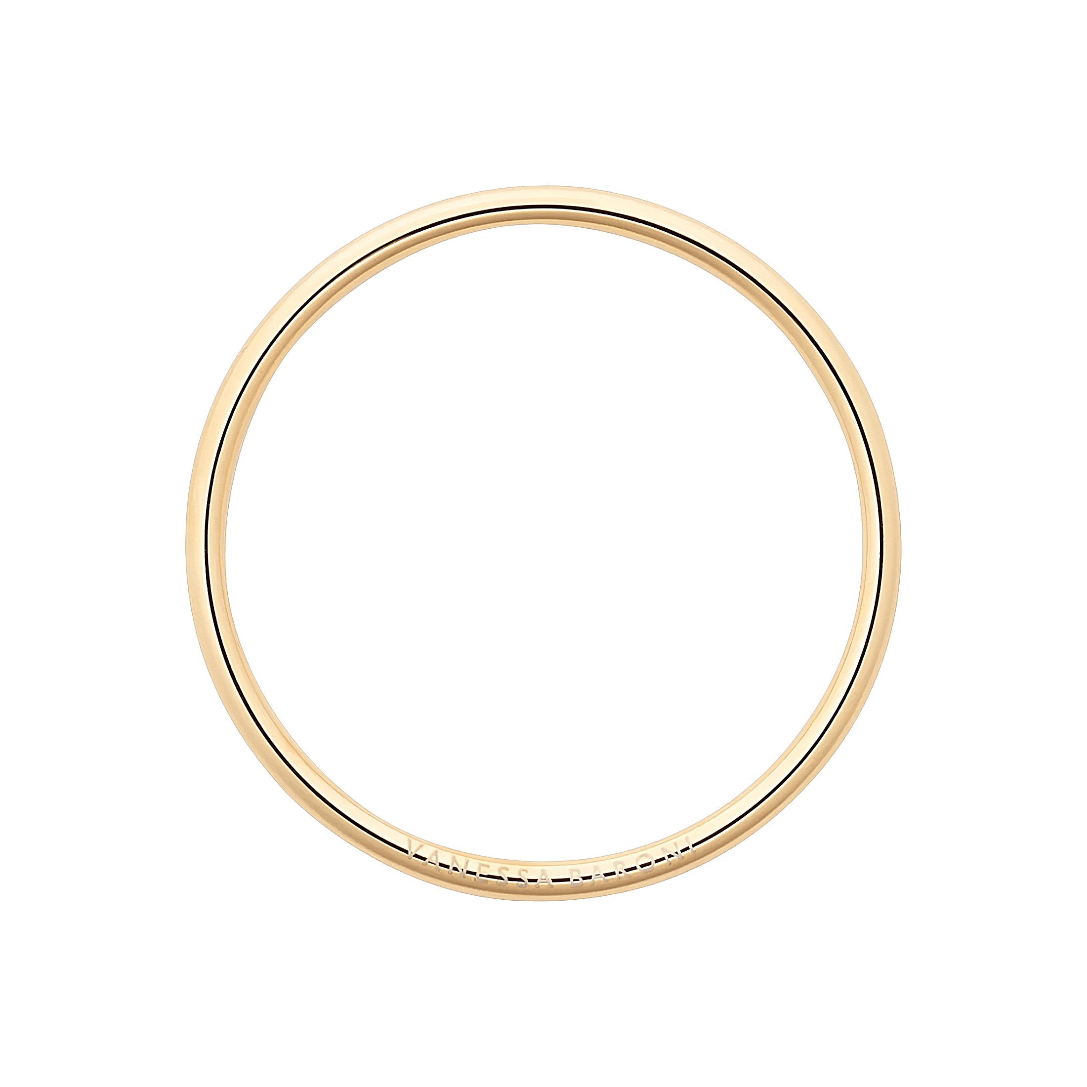 Vanessa Baroni Armreif VB Bangle, gold, vergoldet