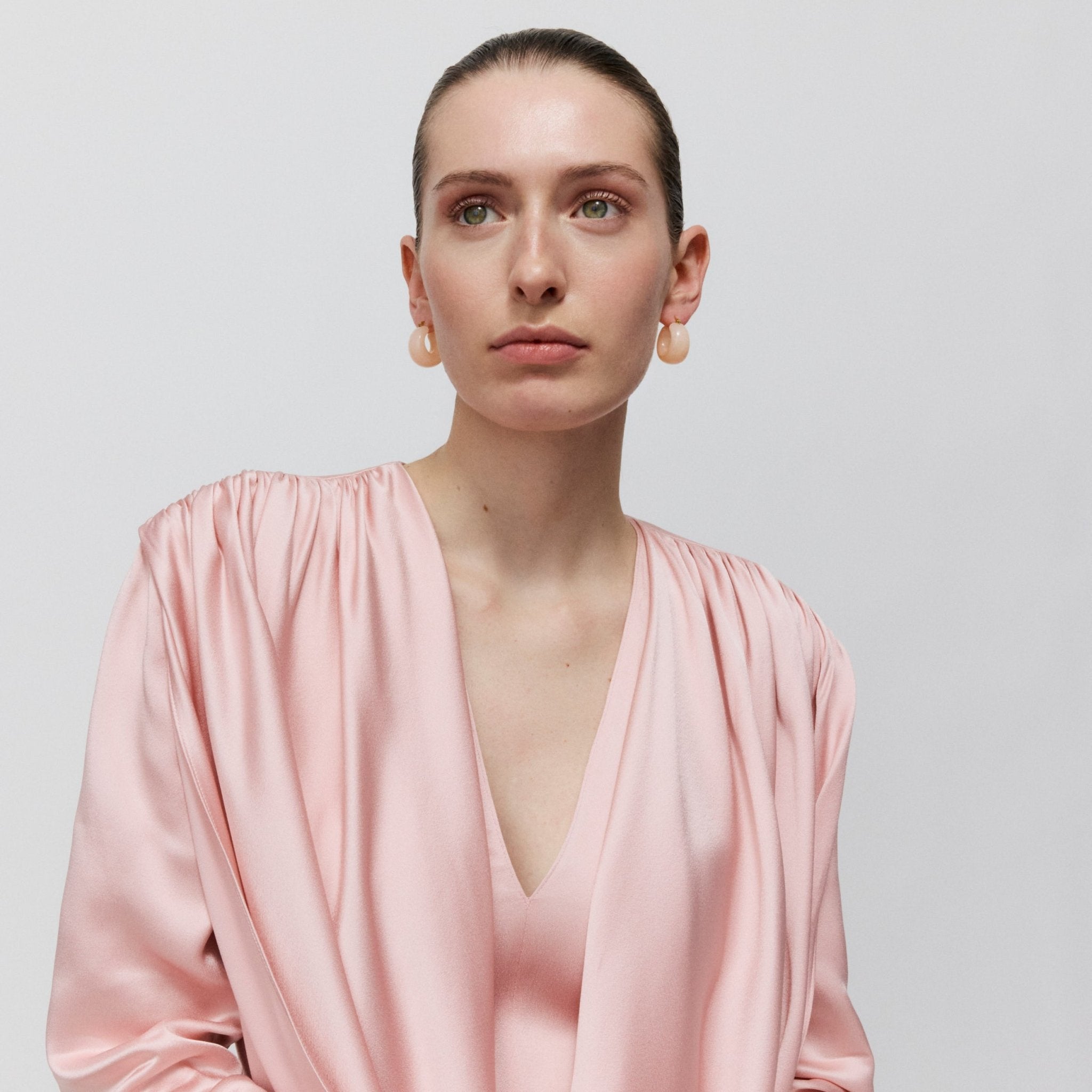 Vanessa Baroni Creole Circlet, peach sorbet, vergoldet