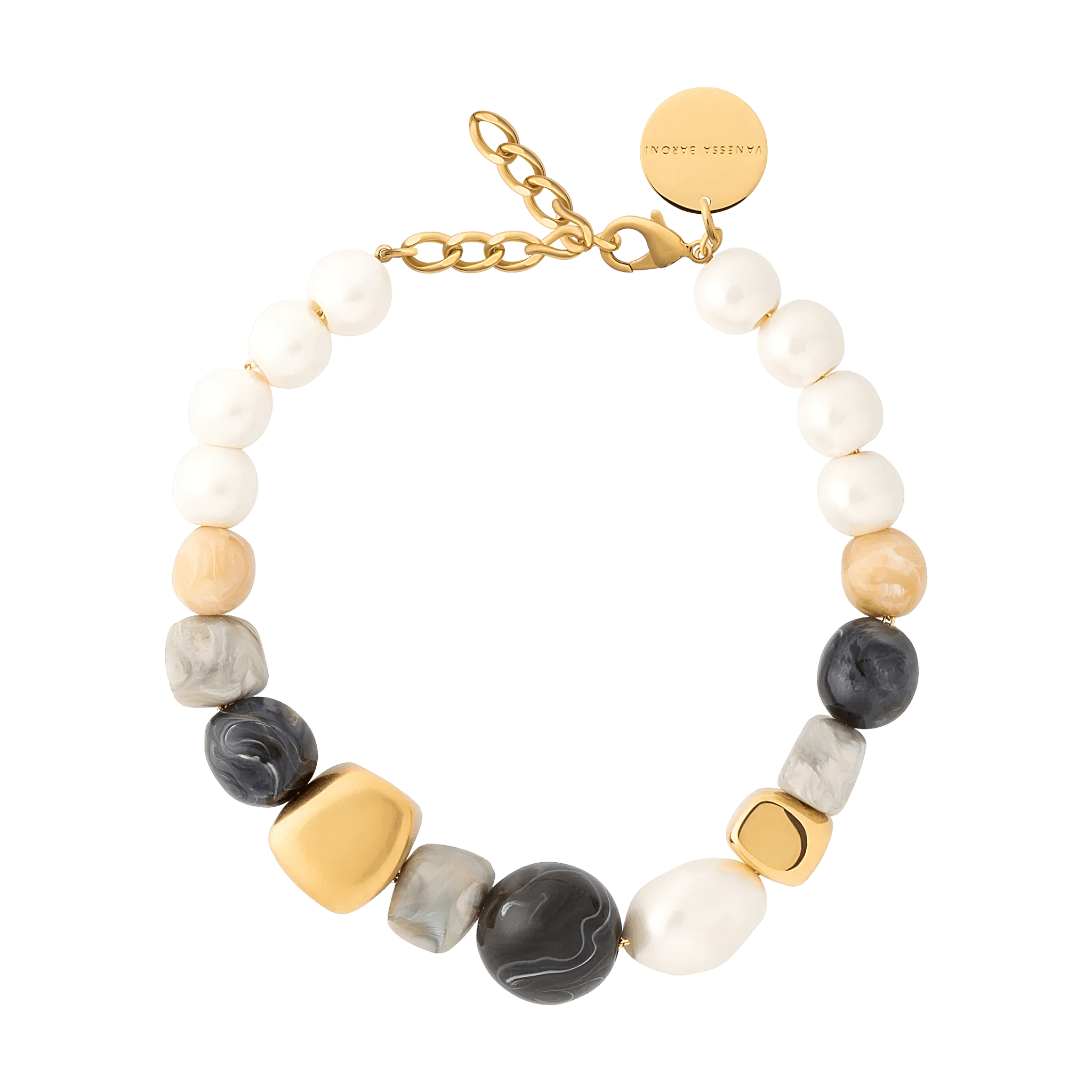 Vanessa Baroni Kette Winter Portofino, multicolor, vergoldet