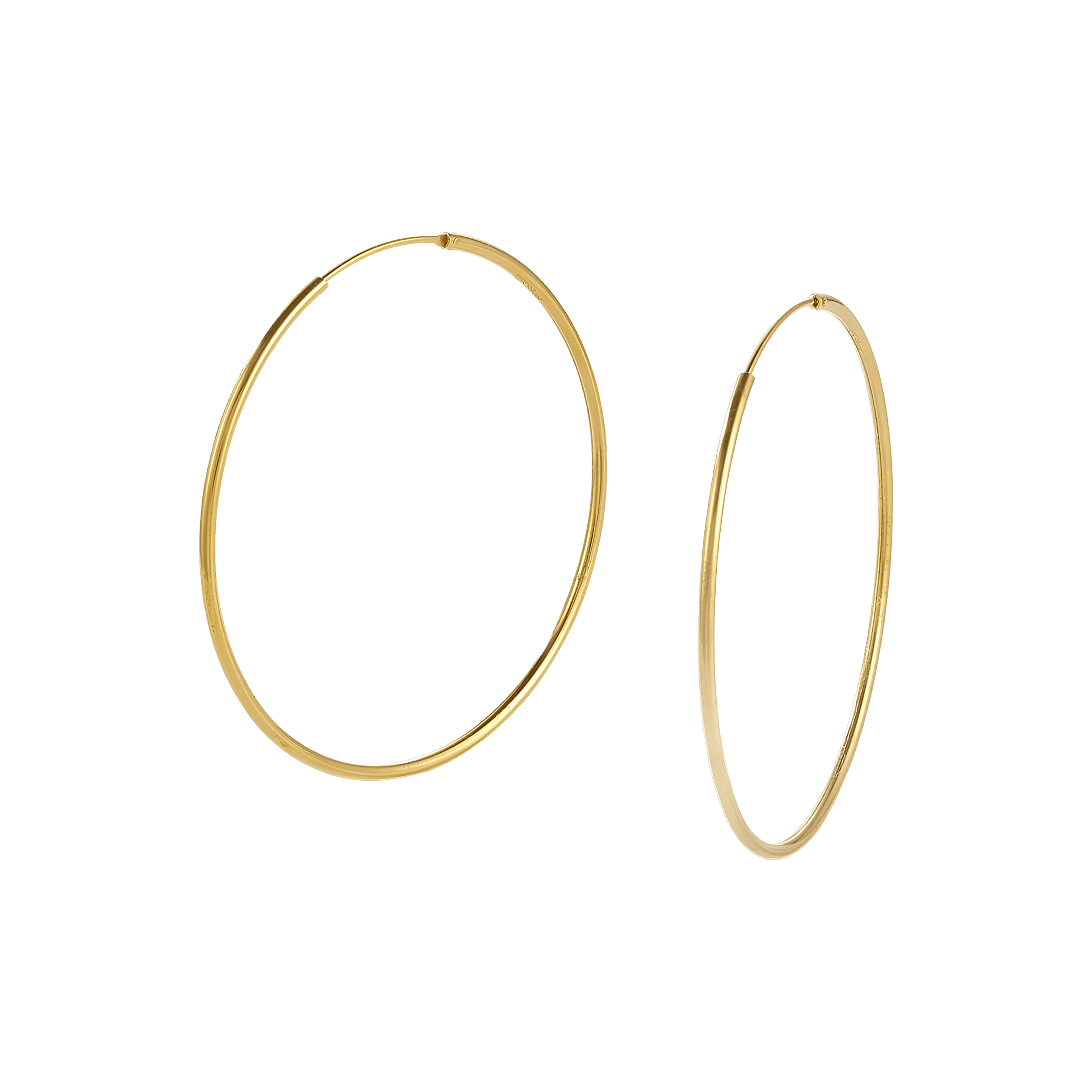 yours.Jewelry Creolen Golden Sip, large, vergoldet