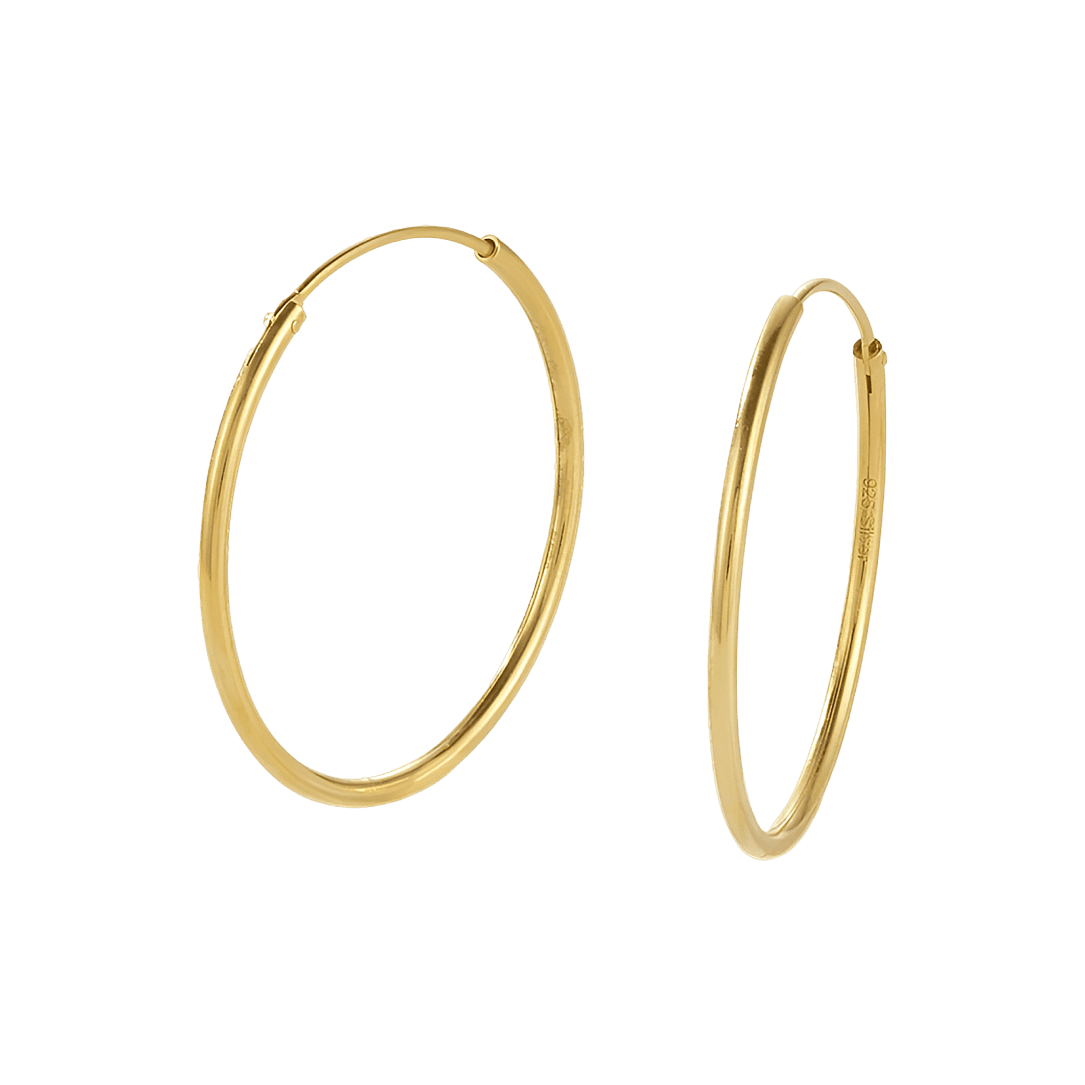 yours.Jewelry Creolen Golden Sip, small, vergoldet