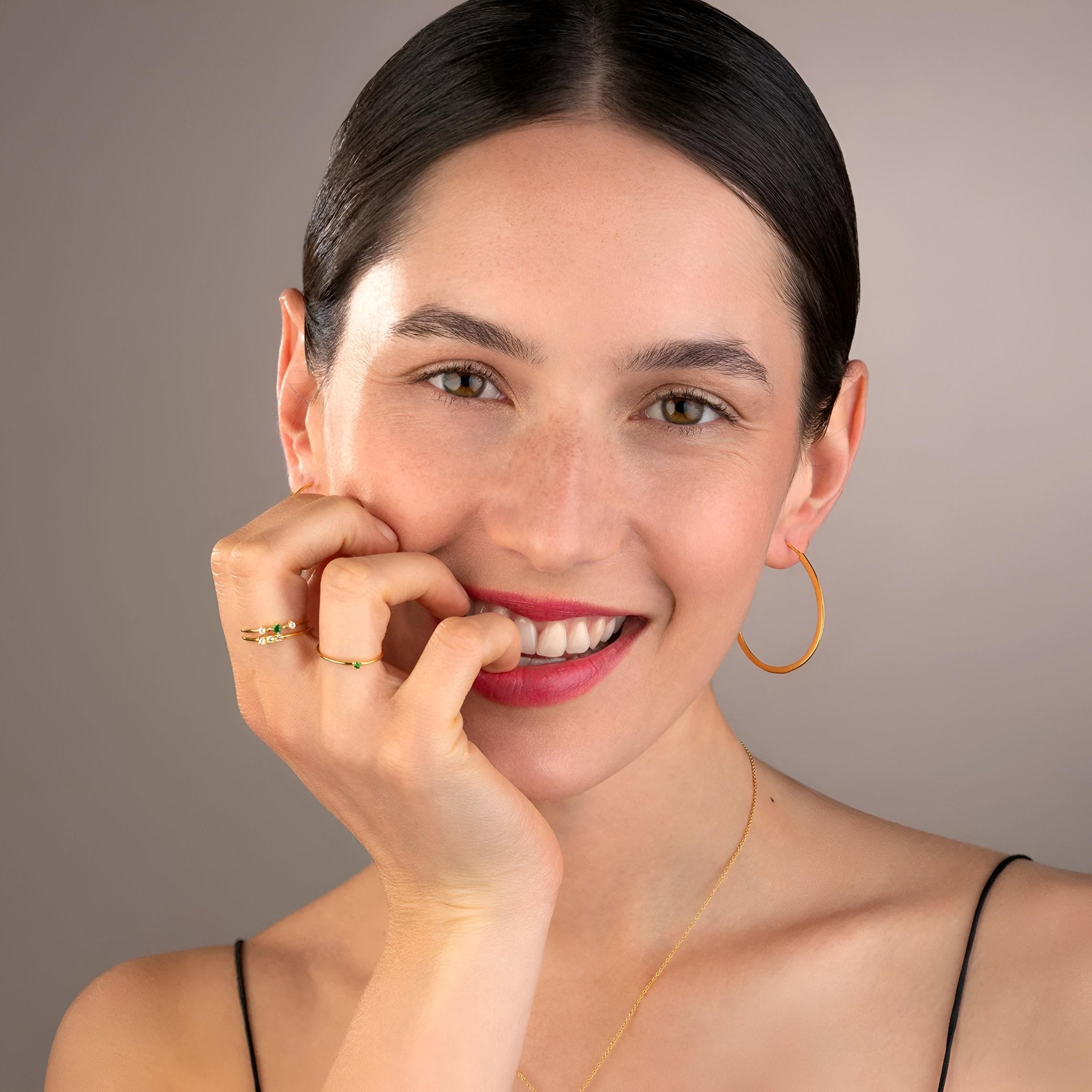 yours.Jewelry Creolen Slow Dance, gold rush, vergoldet