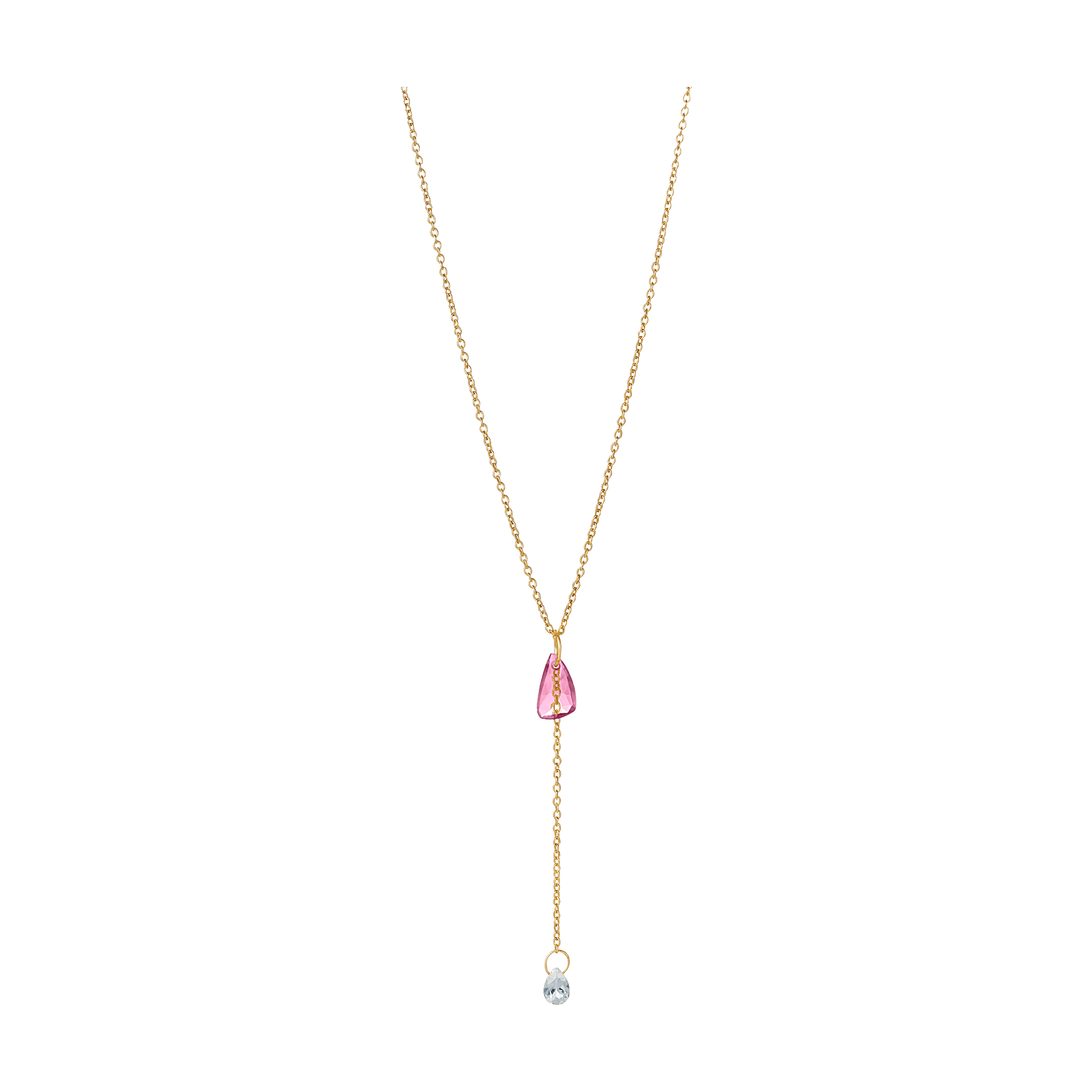 yours.Jewelry Kette Falling water, spring break, vergoldet