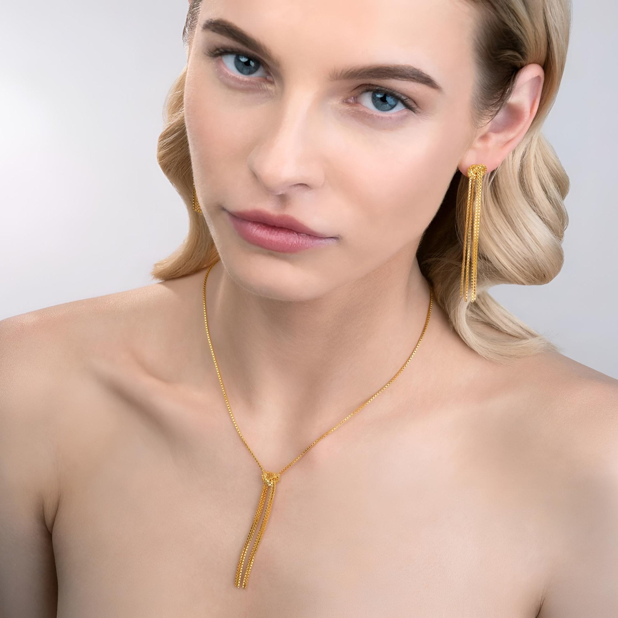 yours.Jewelry Ohrhänger Lucky Knot, gold rush, vergoldet