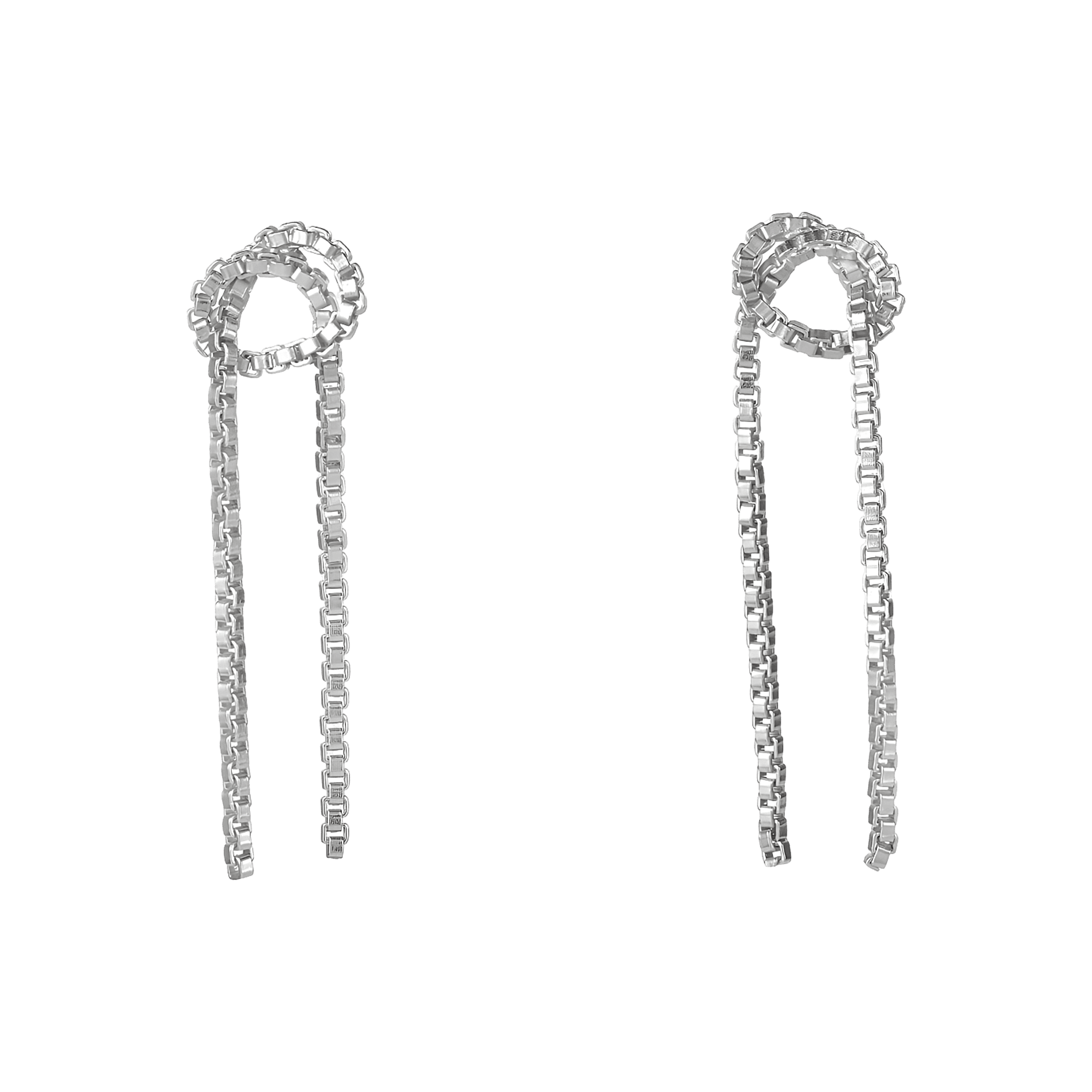 yours.Jewelry Ohrringe Lucky Knot small, silver sea, Silber