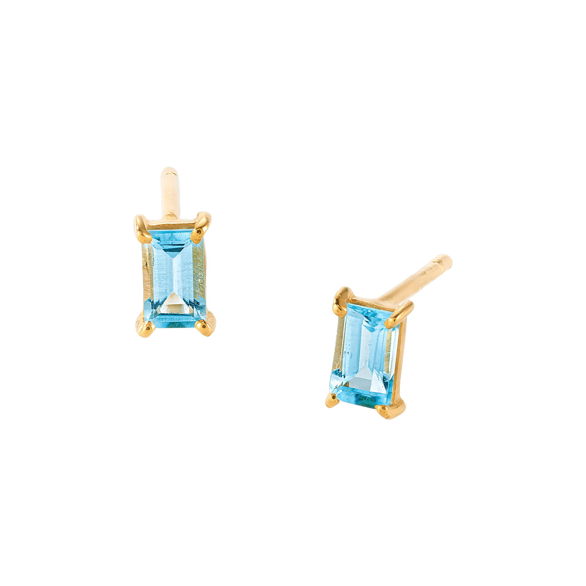 yours.Jewelry Ohrstecker Savoy Ceremony, blissful blue, vergoldet