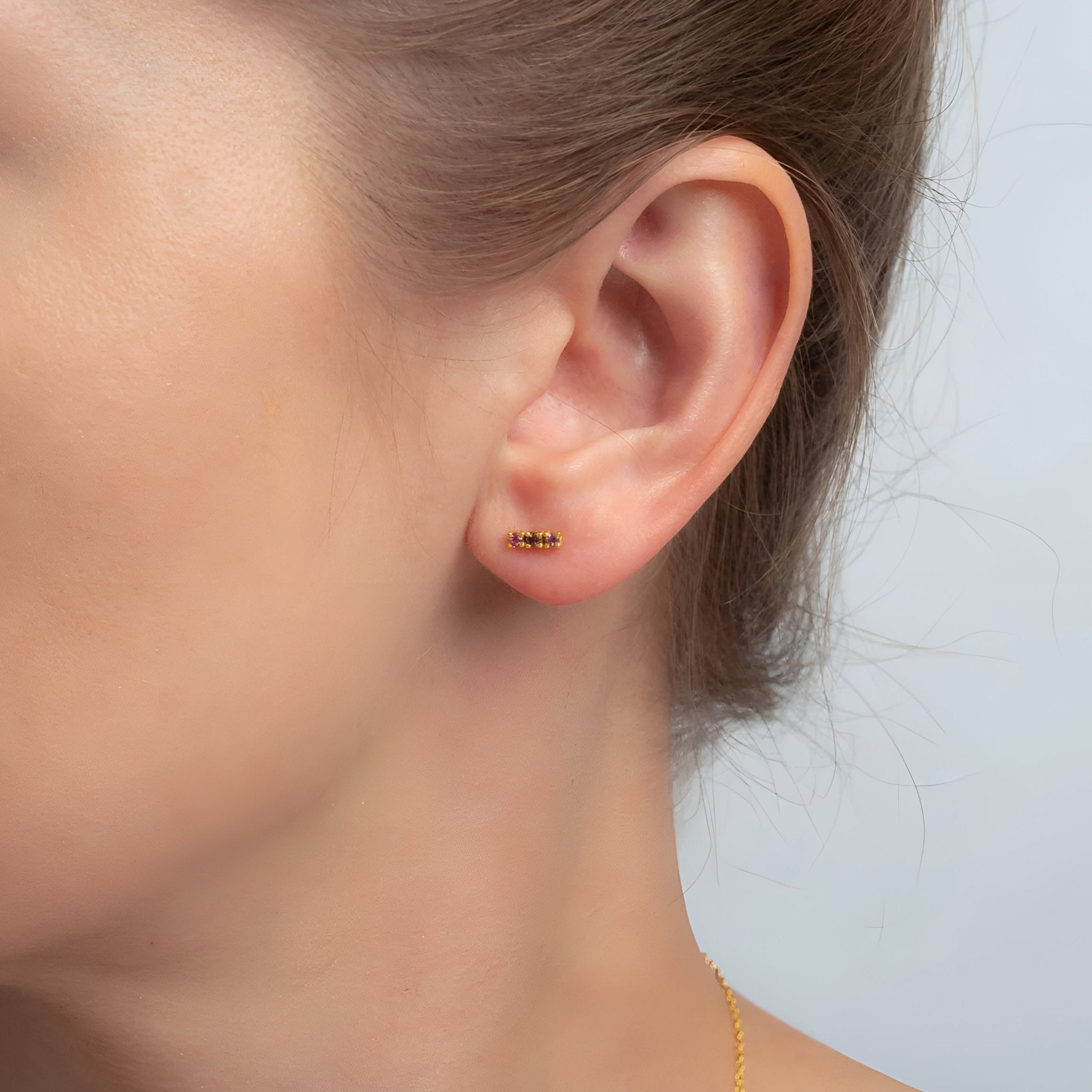 yours.Jewelry Ohrstecker Sweet Lullaby, cozy candy, vergoldet