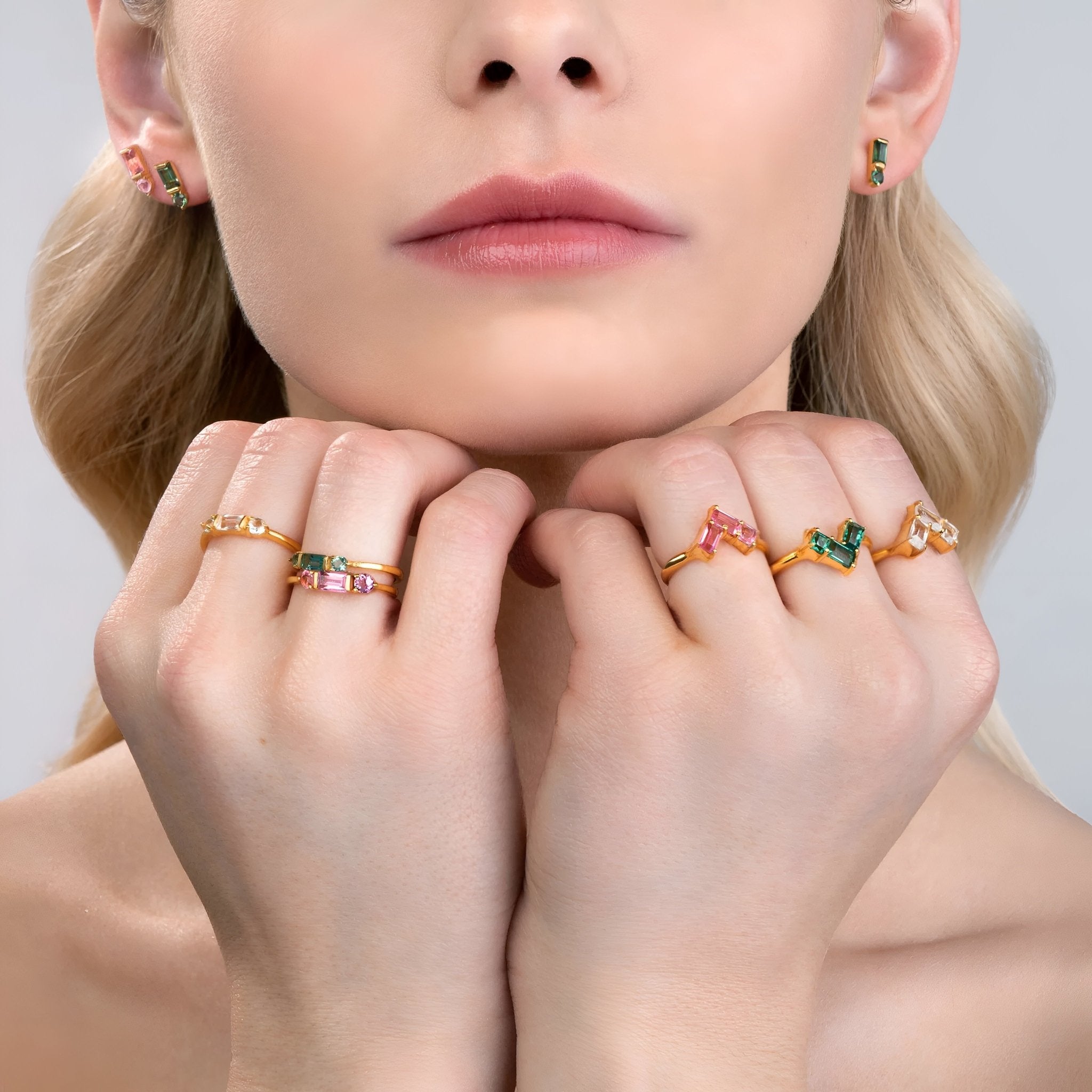 yours.Jewelry Ring Morning Dew, cozy candy, vergoldet 52, Ø innen ca. 16,5 mm