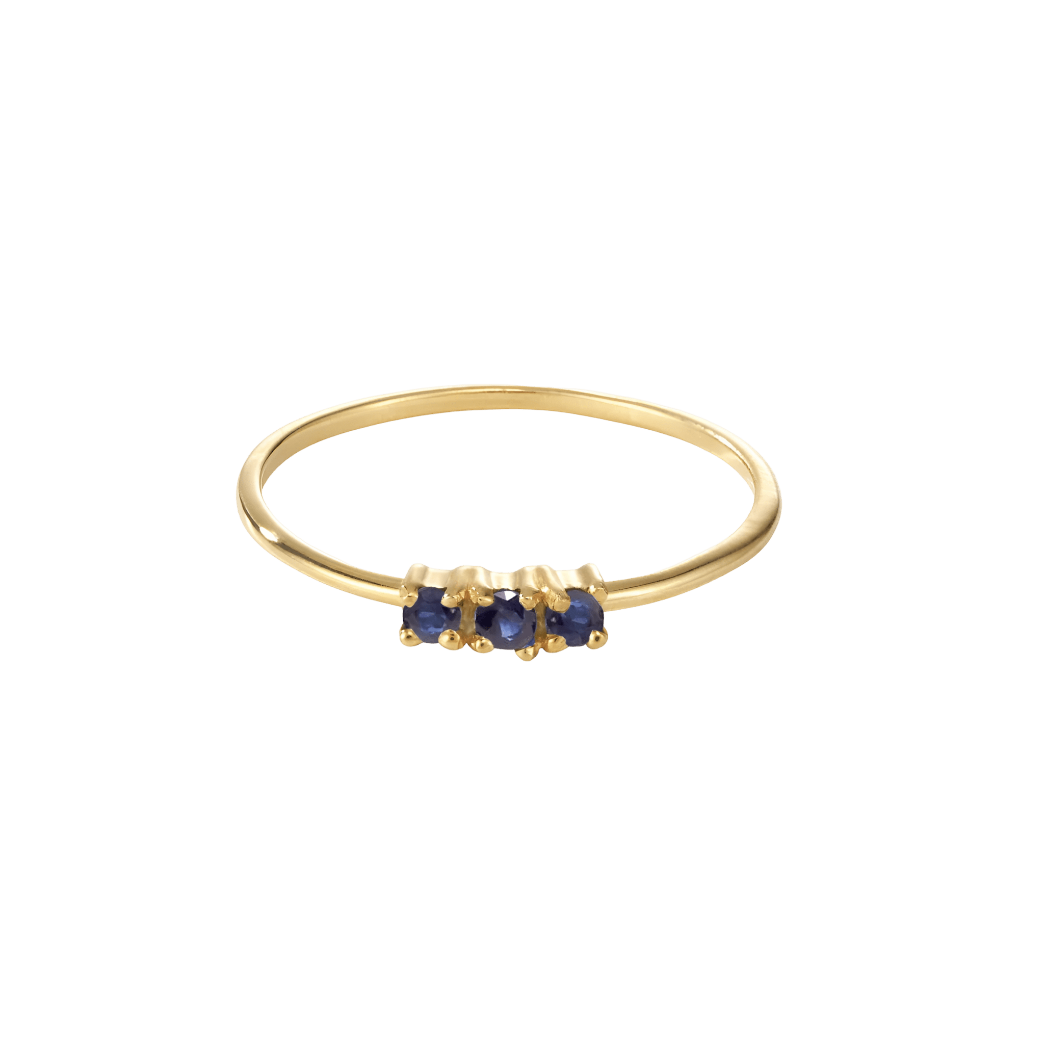 yours.Jewelry Ring Sweet Lullaby, eccentric blue, vergoldet