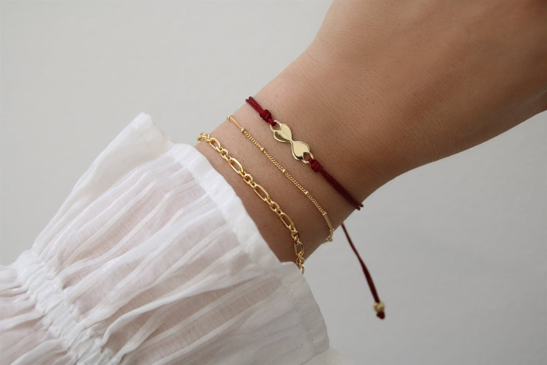 Jeberg Jewellery Armband Nelly, vergoldet