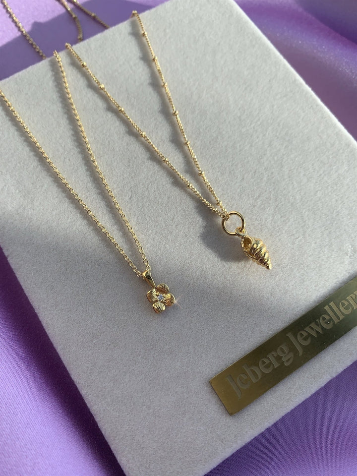 Jeberg Jewellery Kette Hortensia, vergoldet