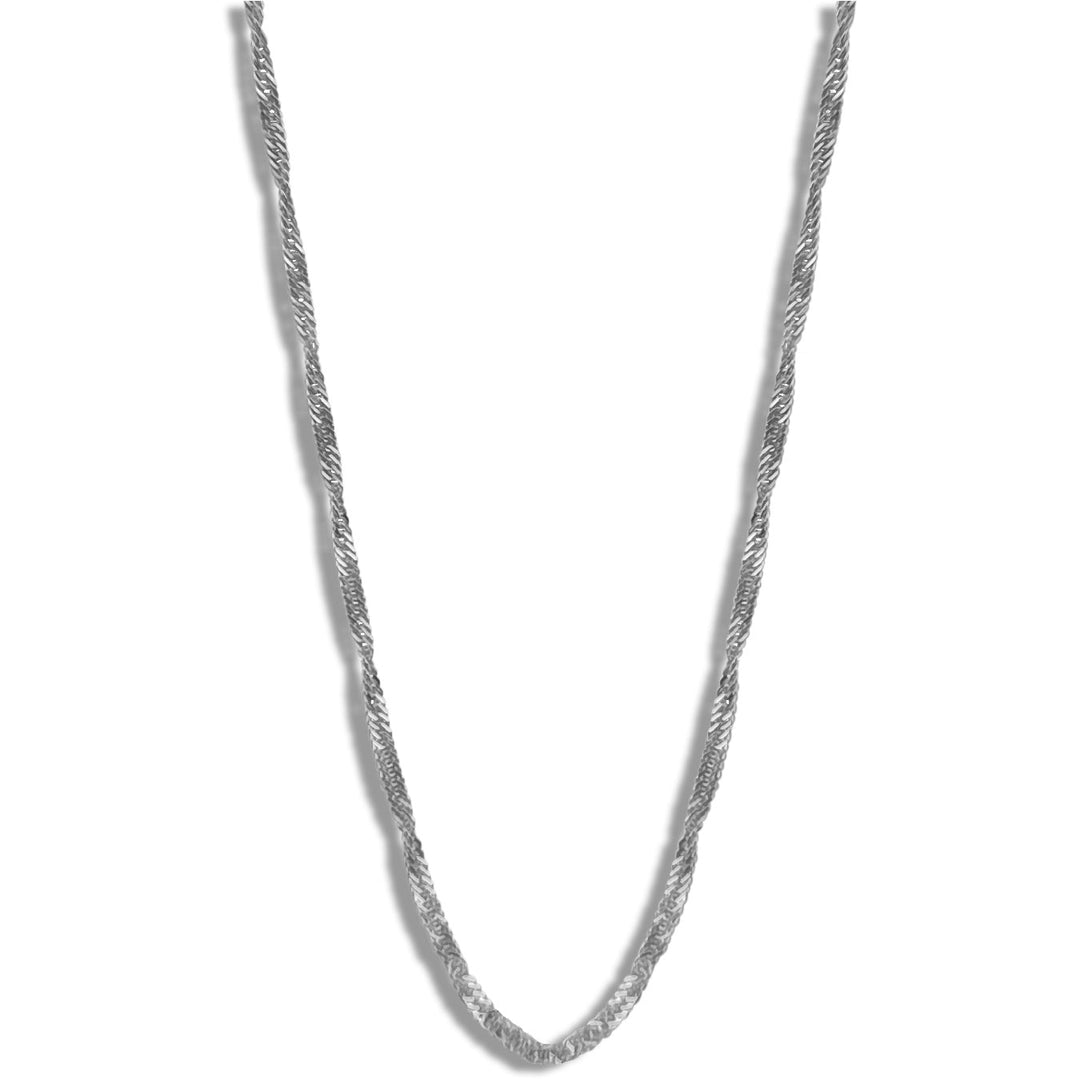 Jeberg Jewellery Kette Lila, Silber