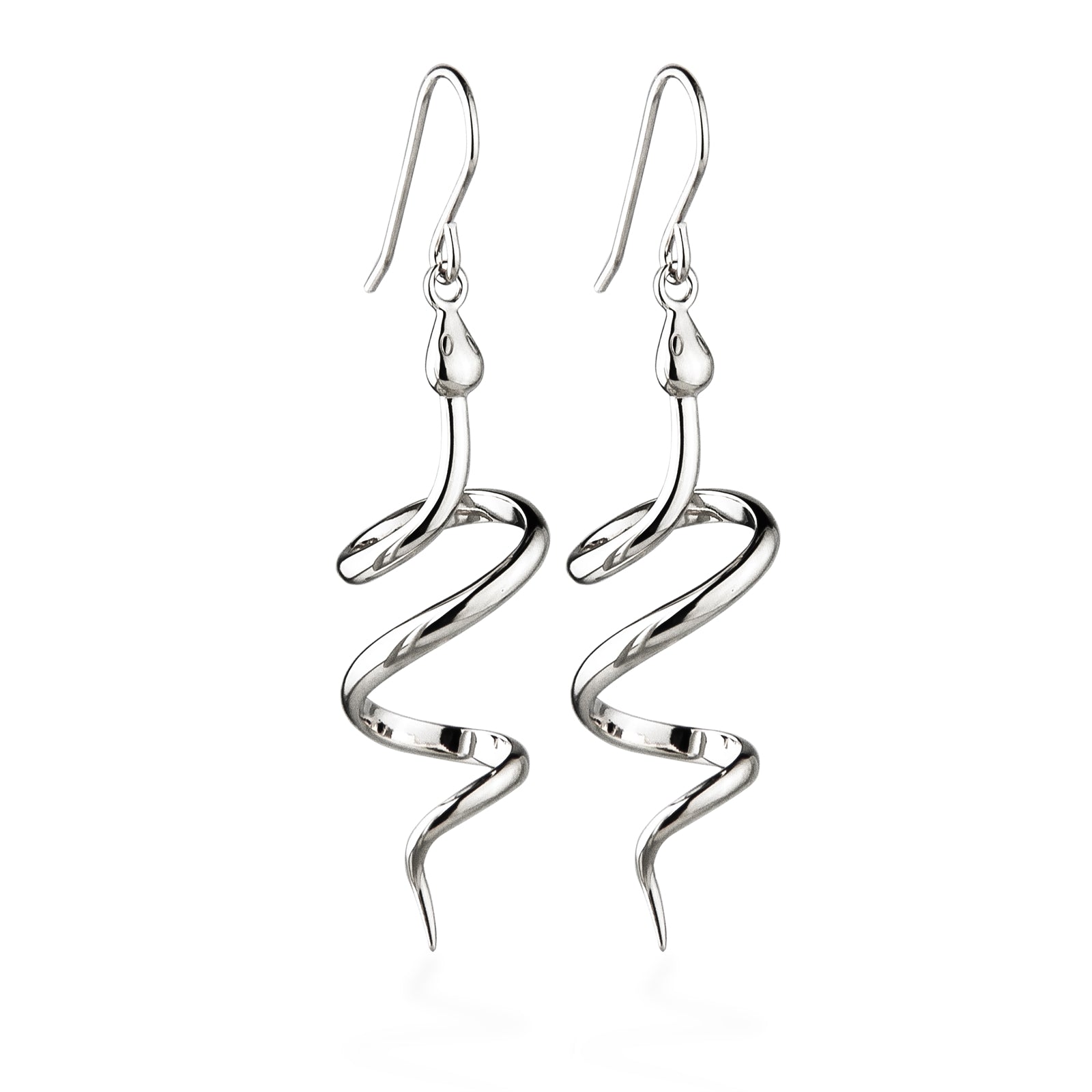 Jeberg Jewellery Ohrringe Snake, Silber