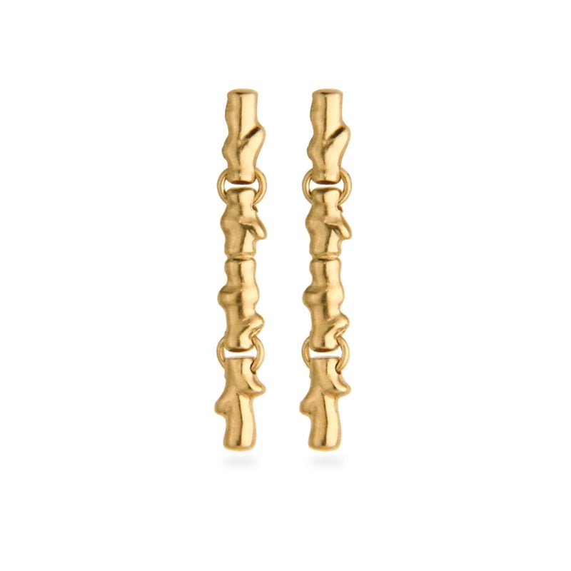 Jeberg Jewellery Ohrringe Soul of Nature, vergoldet