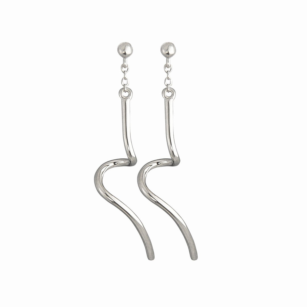 Jeberg Jewellery Ohrringe Twirl Petite, Silber