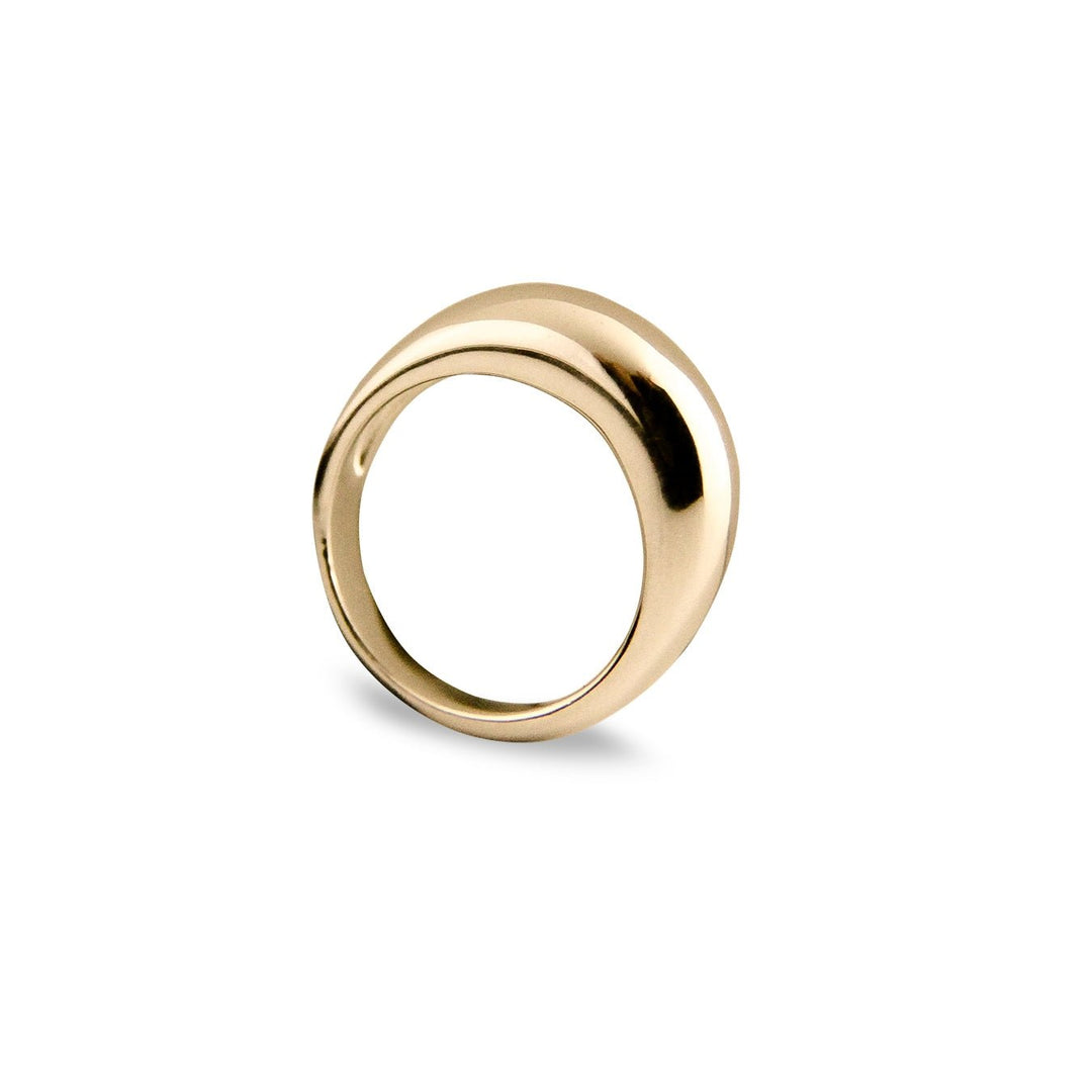 Jeberg Jewellery Ring Dome, vergoldet