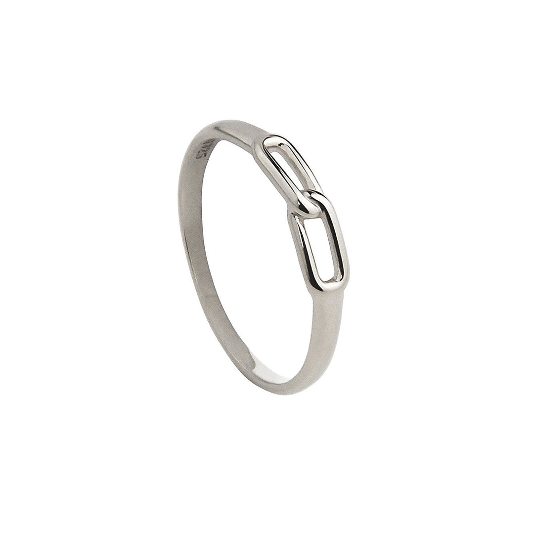 Jeberg Jewellery Ring Love Link, Silber