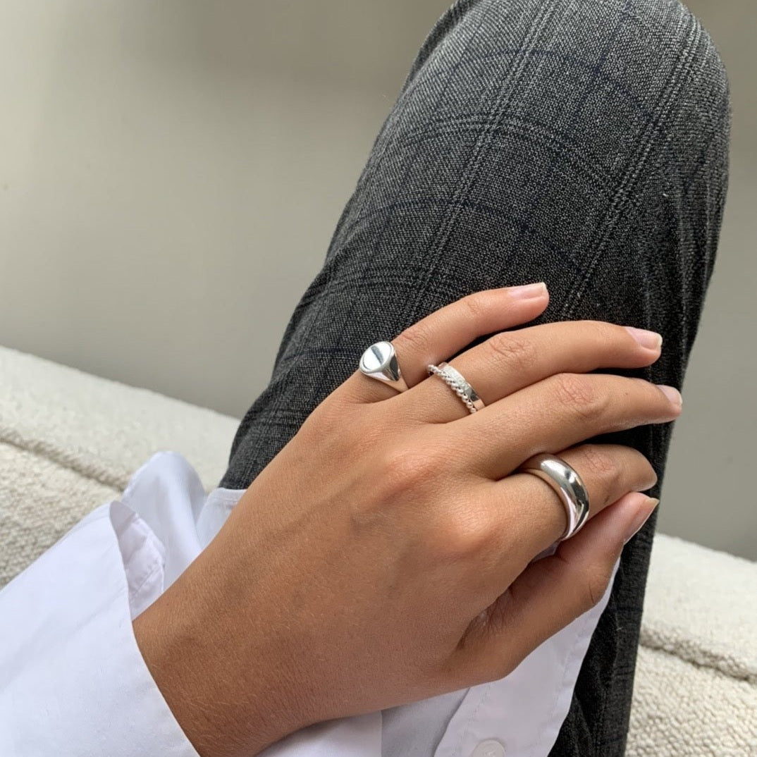 Jeberg Jewellery Ring Pinky, Silber