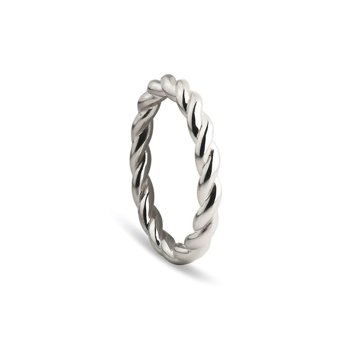 Jeberg Jewellery Ring Twisted, Silber