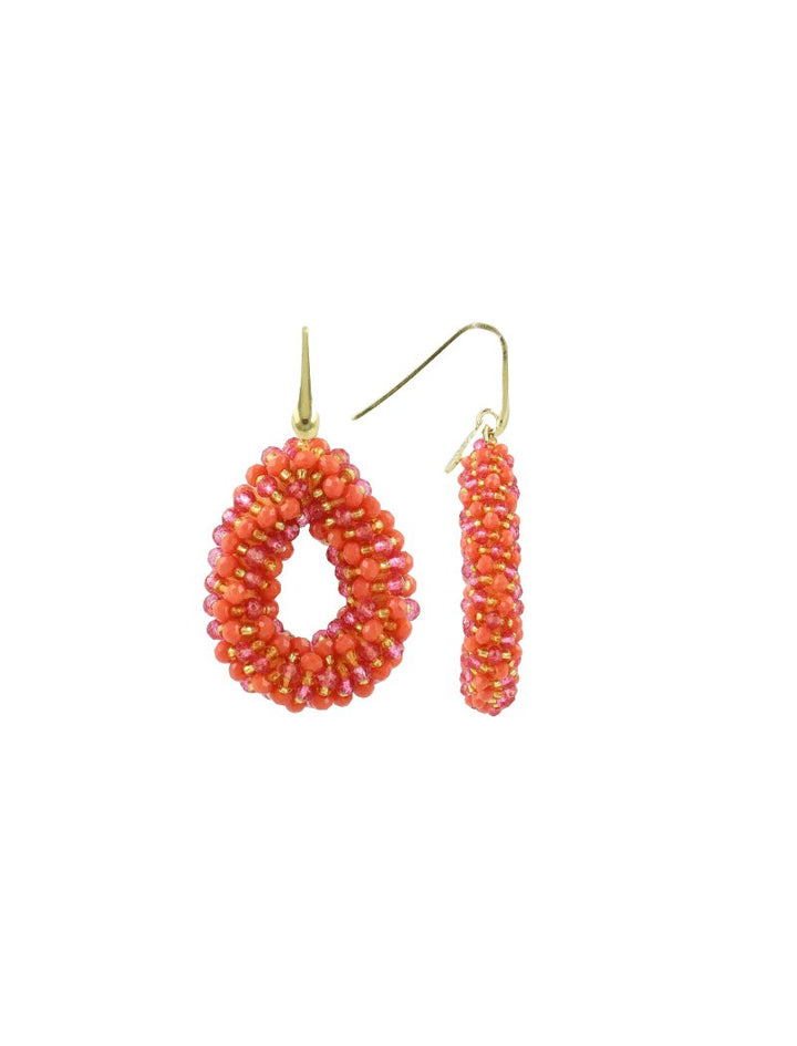 LOTT.gioielli Ohrringe Berry Drop, apricot mix, S, vergoldet