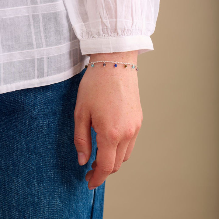Pernille Corydon Armband Blue Hour, Silber