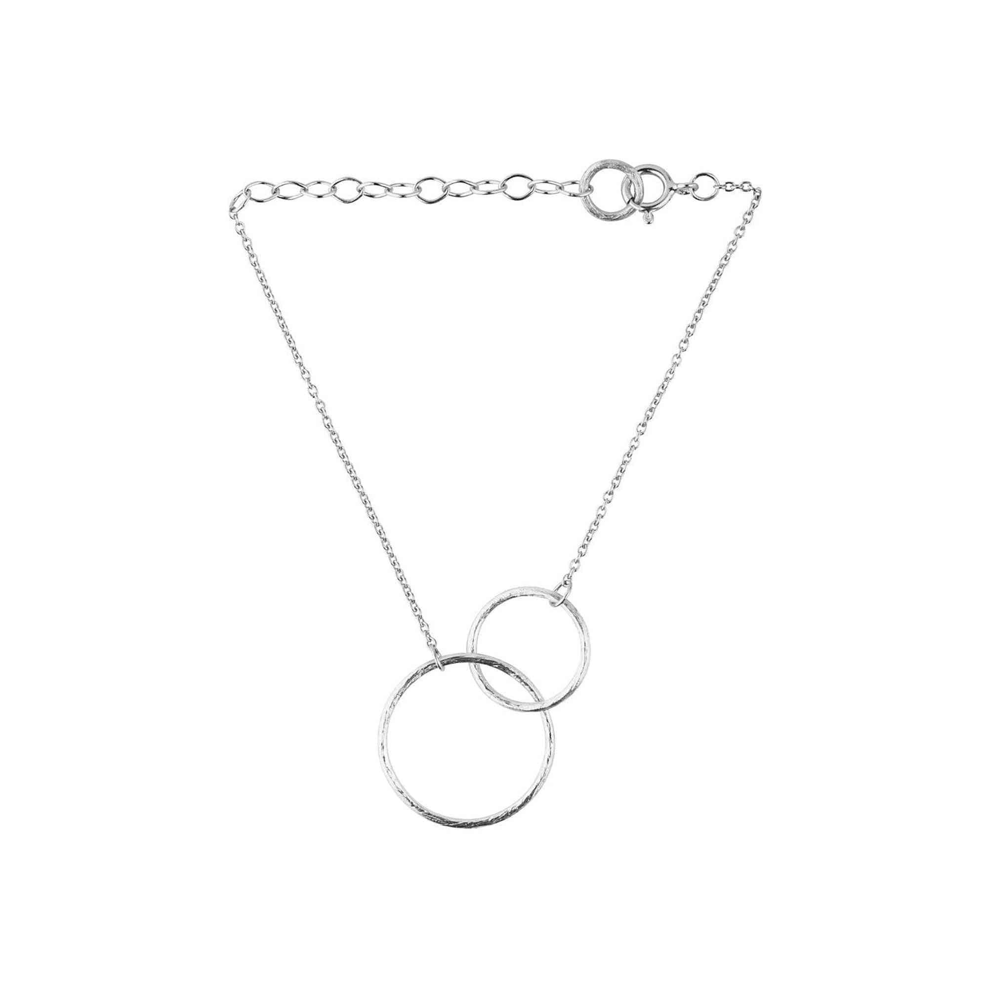 Pernille Corydon Armband Double Plain, Silber